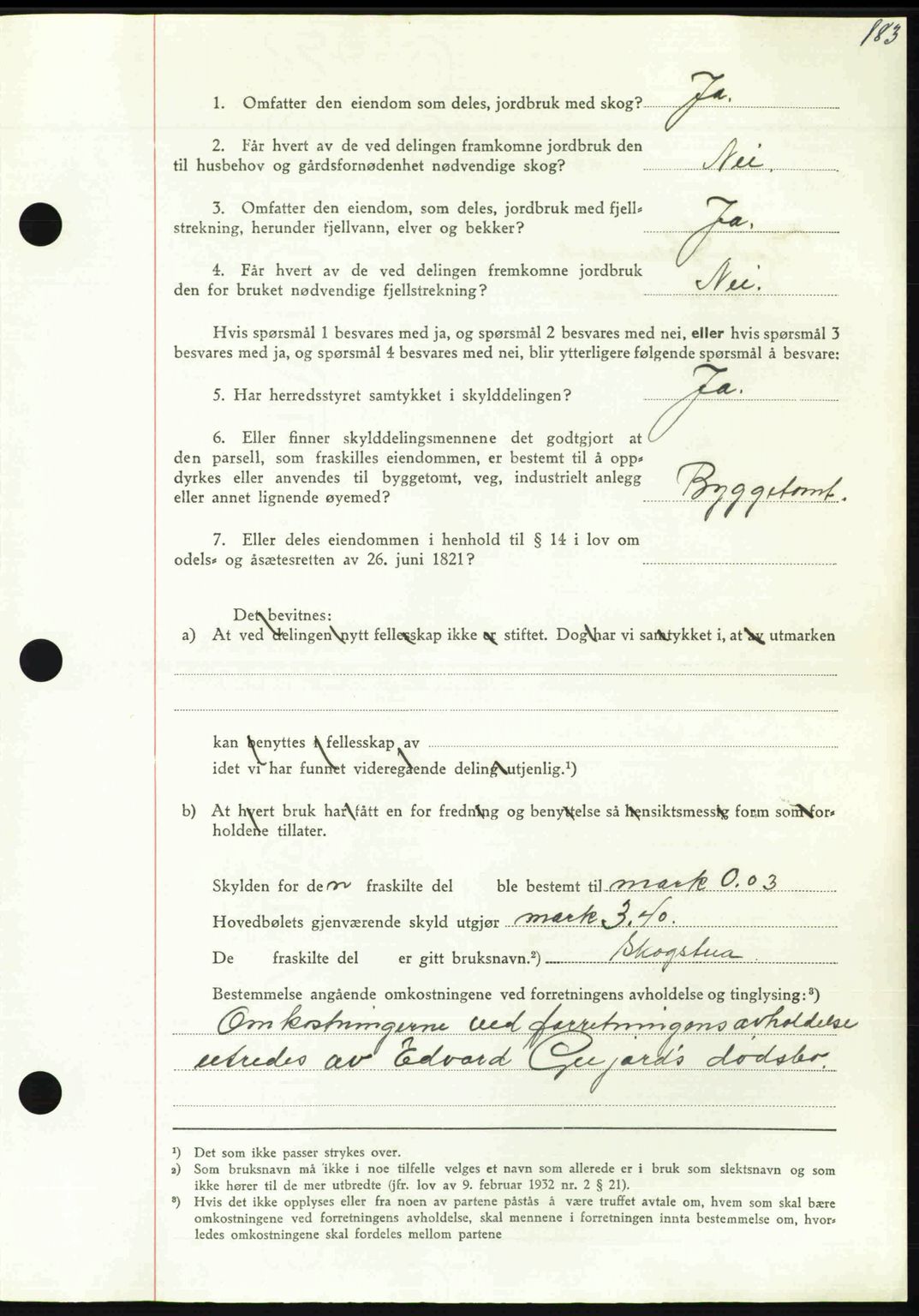 Nordmøre sorenskriveri, AV/SAT-A-4132/1/2/2Ca: Mortgage book no. A117, 1950-1950, Diary no: : 4034/1950