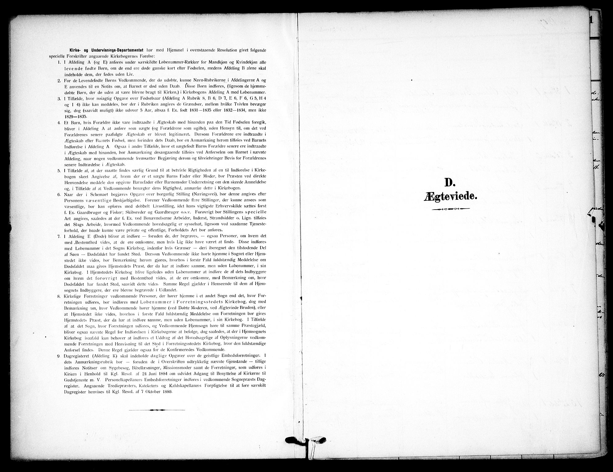 Vaterland prestekontor Kirkebøker, AV/SAO-A-10880/F/Fa/L0002: Parish register (official) no. 2, 1907-1921