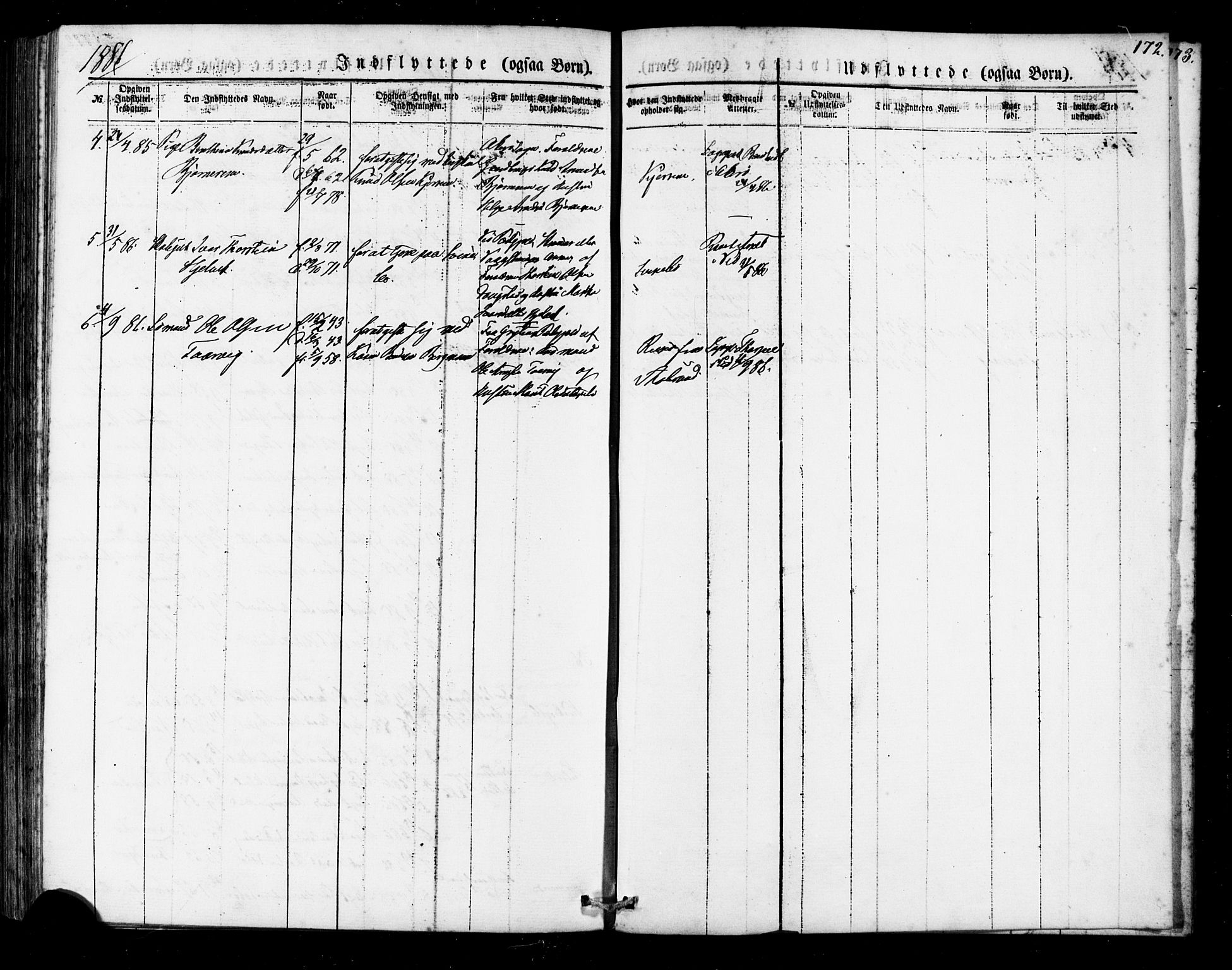 Ministerialprotokoller, klokkerbøker og fødselsregistre - Møre og Romsdal, AV/SAT-A-1454/541/L0545: Parish register (official) no. 541A02, 1872-1886, p. 172