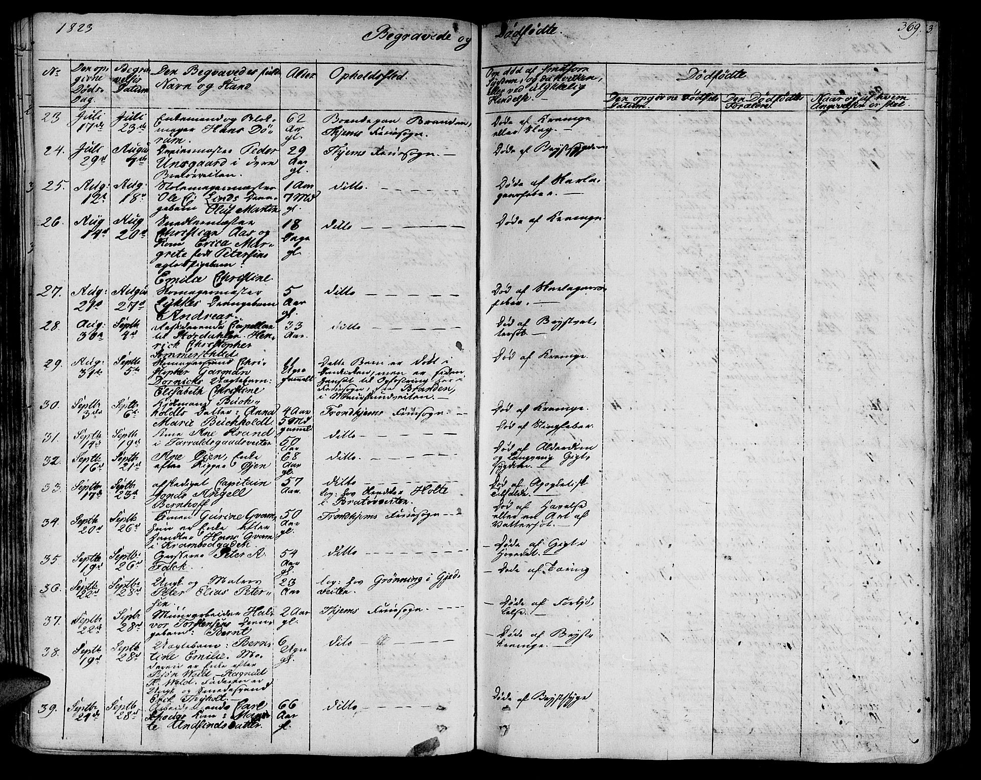 Ministerialprotokoller, klokkerbøker og fødselsregistre - Sør-Trøndelag, AV/SAT-A-1456/602/L0109: Parish register (official) no. 602A07, 1821-1840, p. 369