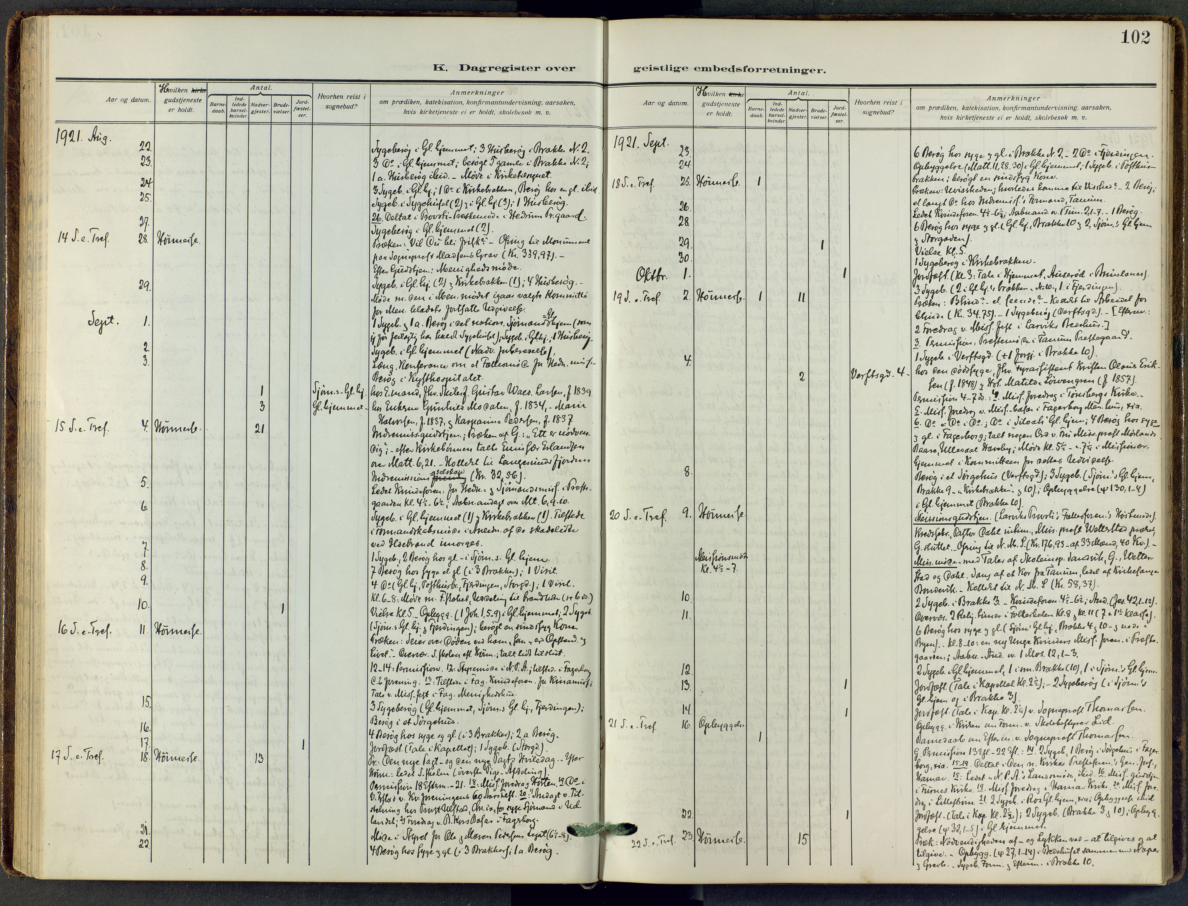 Stavern kirkebøker, SAKO/A-318/F/Fa/L0010: Parish register (official) no. 10, 1916-1967, p. 102