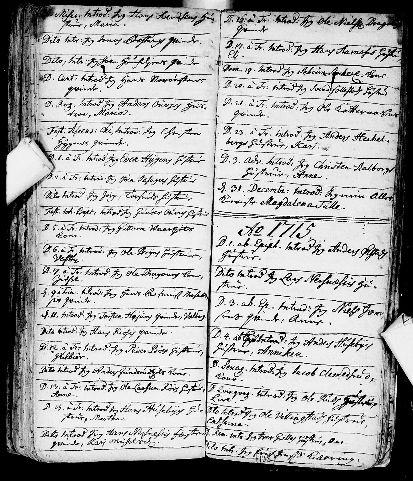 Røyken kirkebøker, AV/SAKO-A-241/F/Fa/L0001: Parish register (official) no. 1, 1701-1730, p. 138