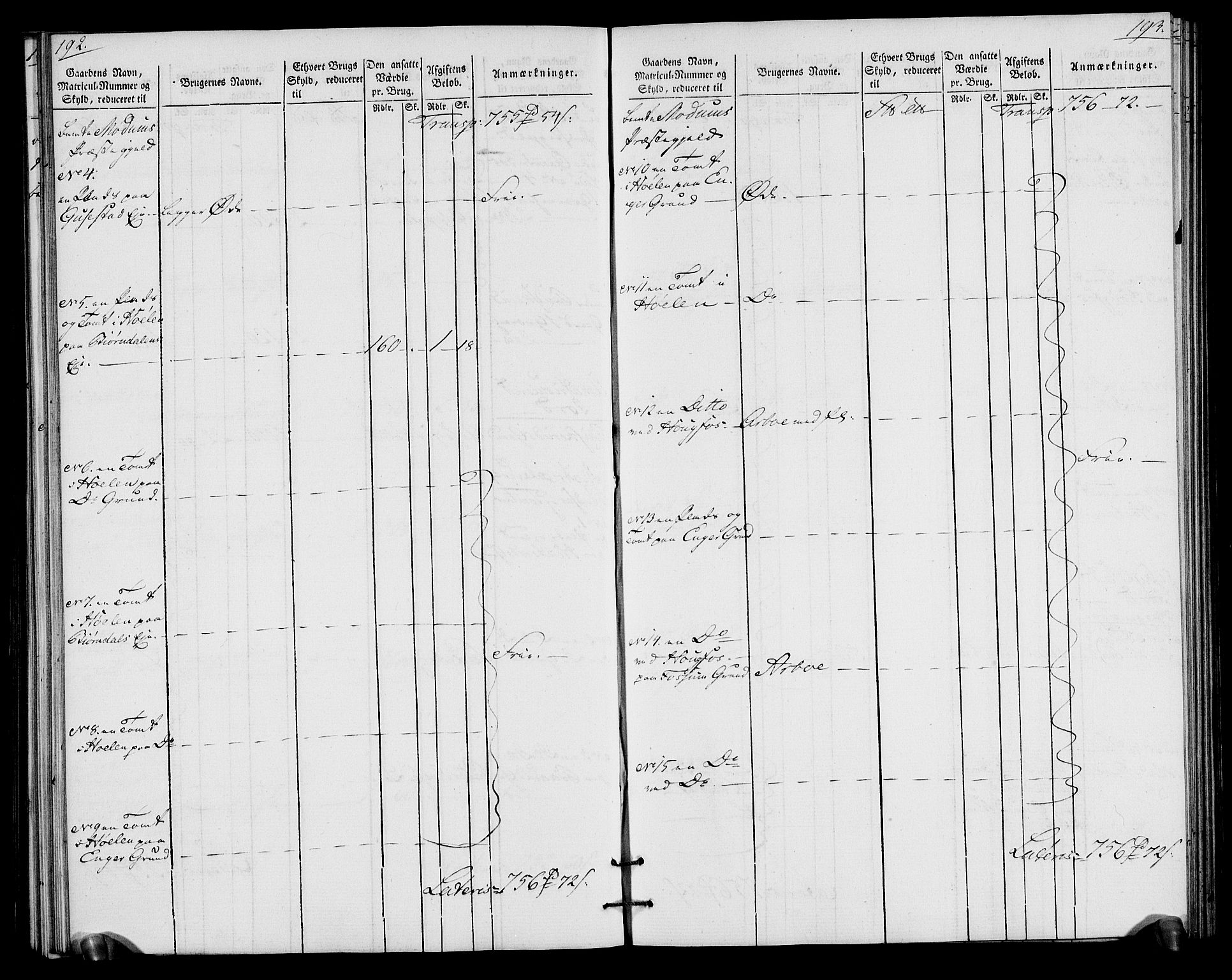 Rentekammeret inntil 1814, Realistisk ordnet avdeling, AV/RA-EA-4070/N/Ne/Nea/L0065: Buskerud fogderi. Oppebørselsregister for Eiker, Modum og Sigdal prestegjeld, 1803-1804, p. 100