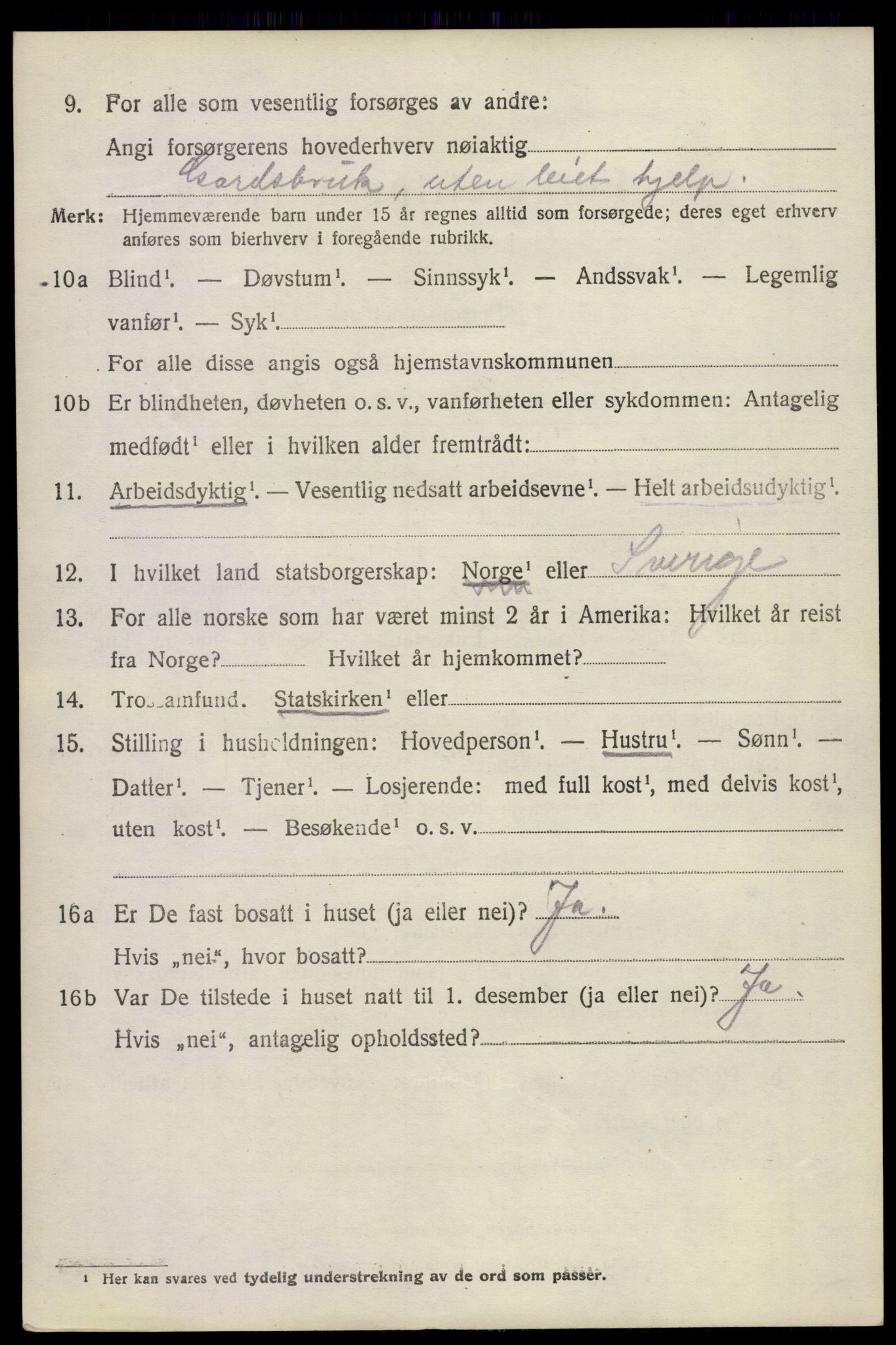 SAKO, 1920 census for Sem, 1920, p. 7090