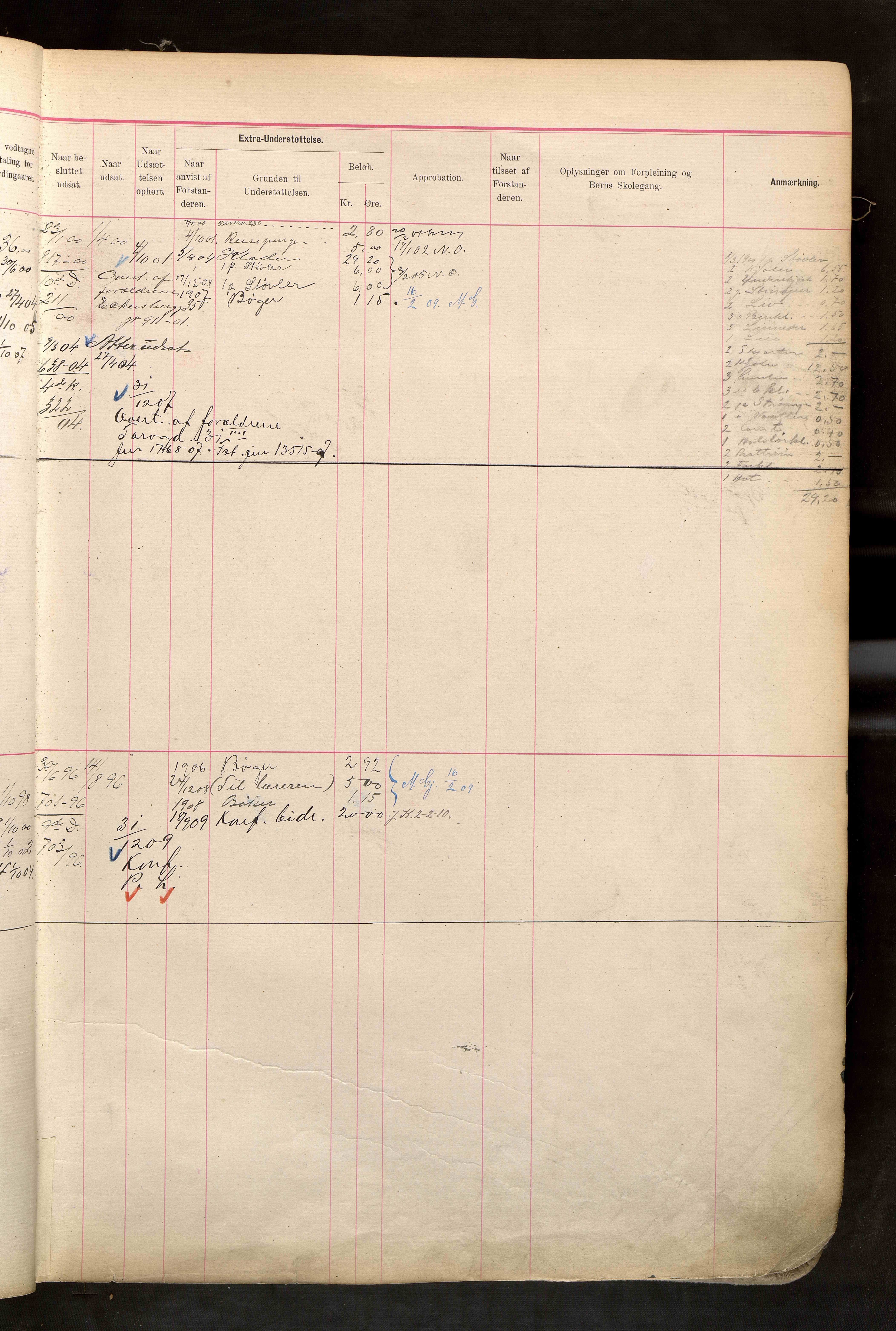 Fattigvesenet, OBA/A-20045/H/Hd/L0006: Manntallsprotokoll. Mnr. 501-1000, 1897-1910, p. 76