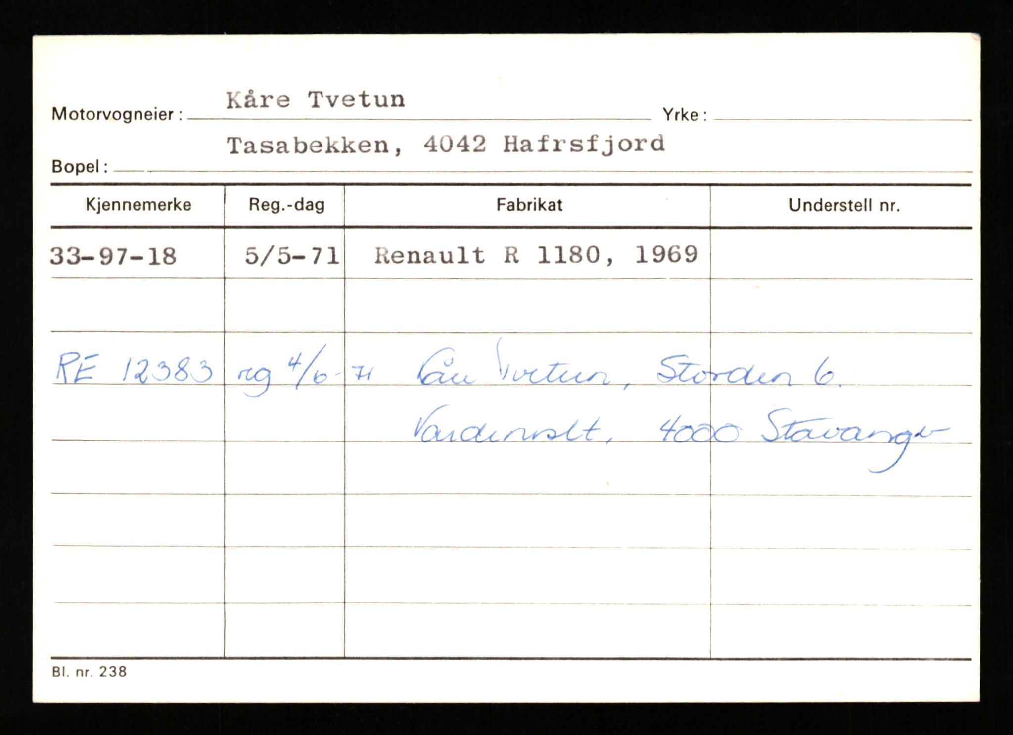 Stavanger trafikkstasjon, AV/SAST-A-101942/0/G/L0011: Registreringsnummer: 240000 - 363477, 1930-1971, p. 2727