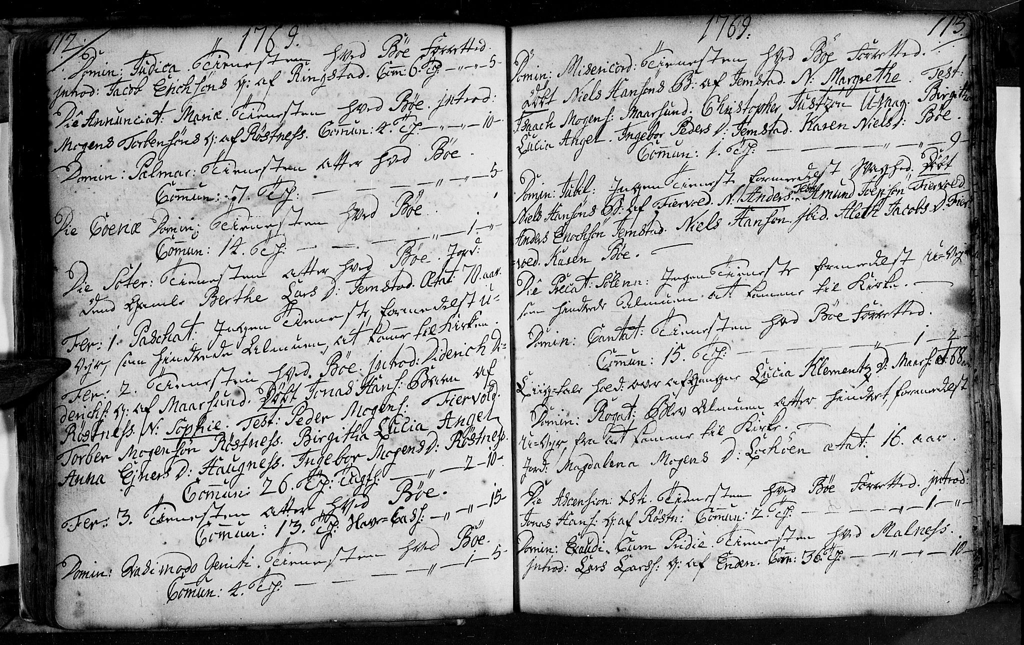 Ministerialprotokoller, klokkerbøker og fødselsregistre - Nordland, AV/SAT-A-1459/891/L1297: Parish register (official) no. 891A02, 1759-1820, p. 112-113