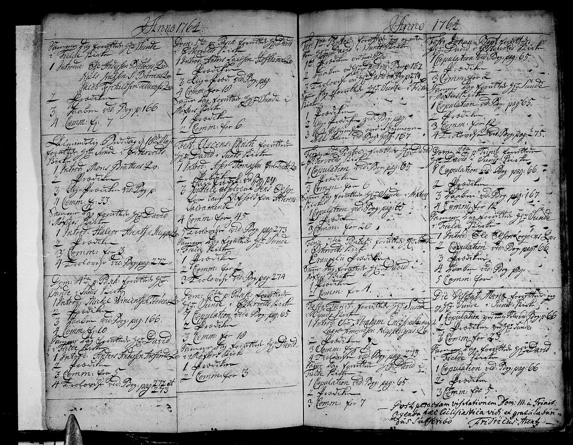 Sund sokneprestembete, AV/SAB-A-99930: Parish register (official) no. A 3, 1740-1769