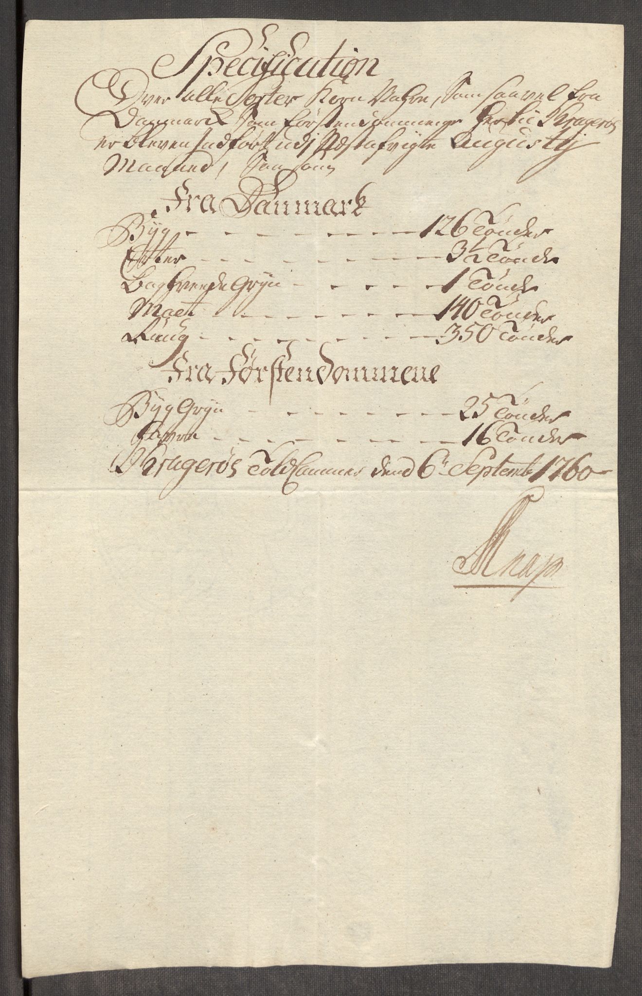 Rentekammeret inntil 1814, Realistisk ordnet avdeling, AV/RA-EA-4070/Oe/L0006: [Ø1]: Priskuranter, 1758-1760, p. 830