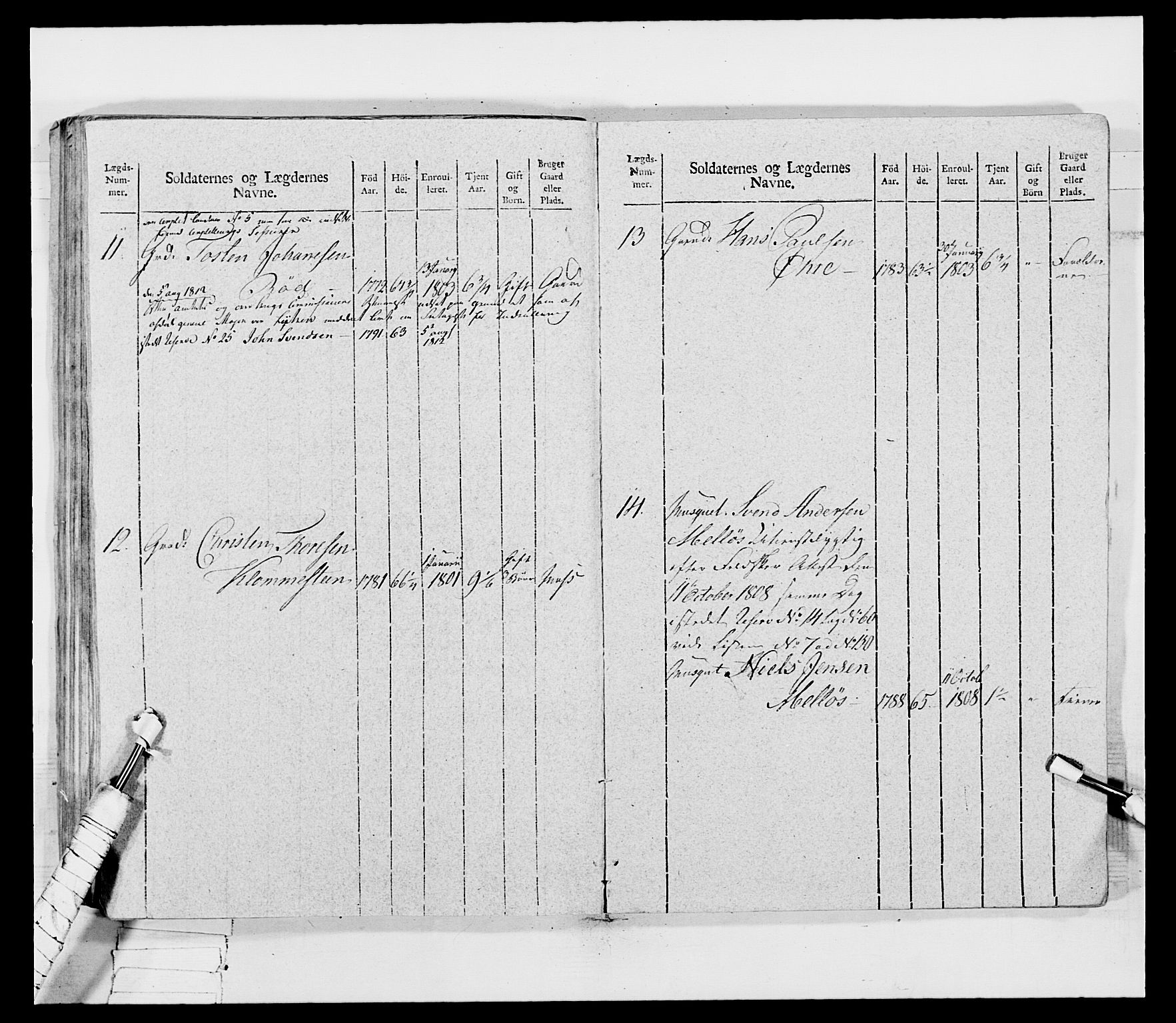 Generalitets- og kommissariatskollegiet, Det kongelige norske kommissariatskollegium, AV/RA-EA-5420/E/Eh/L0030b: Sønnafjelske gevorbne infanteriregiment, 1810, p. 446