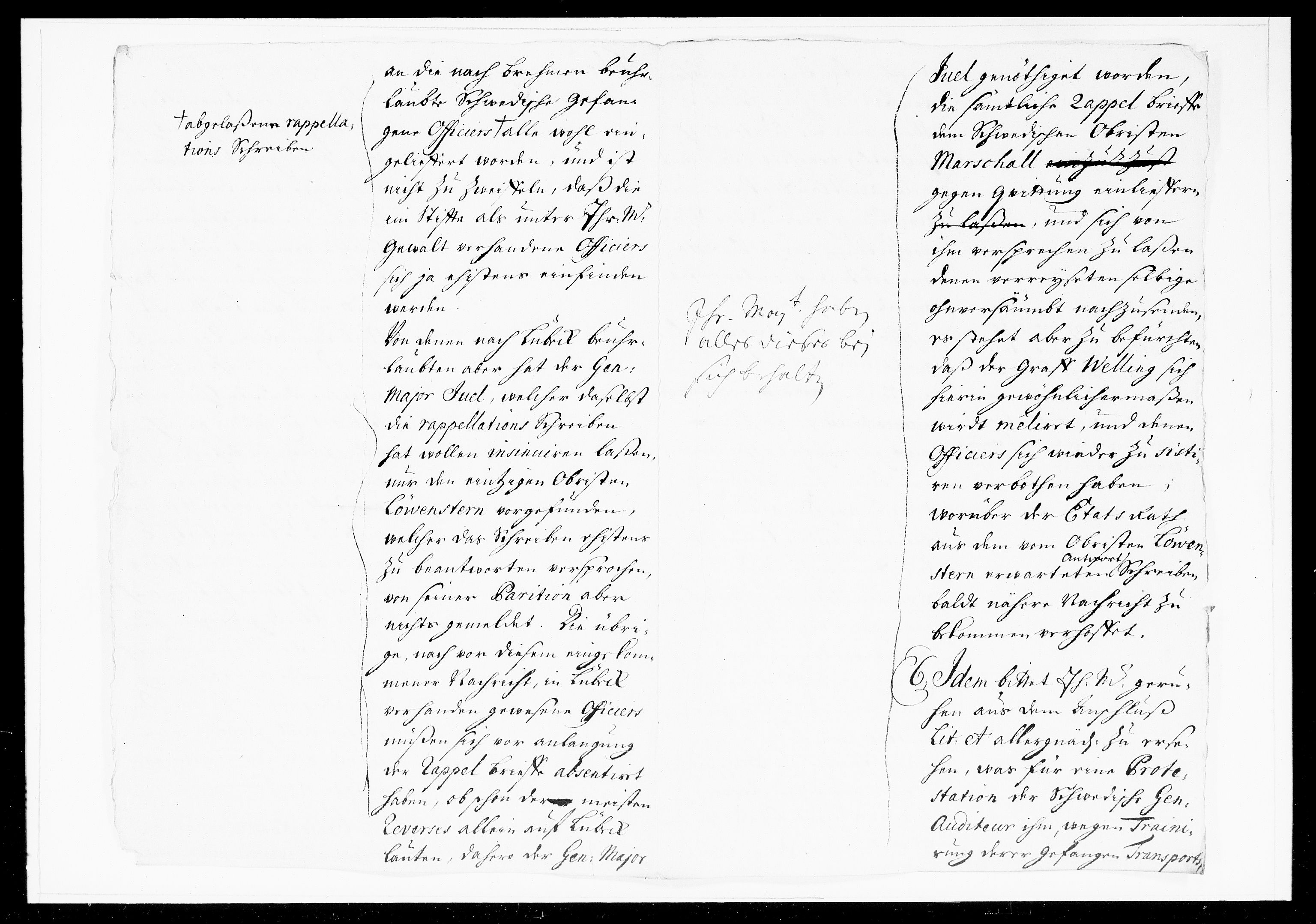 Krigskollegiet, Krigskancelliet, DRA/A-0006/-/1003-1013: Refererede sager, 1714, p. 28