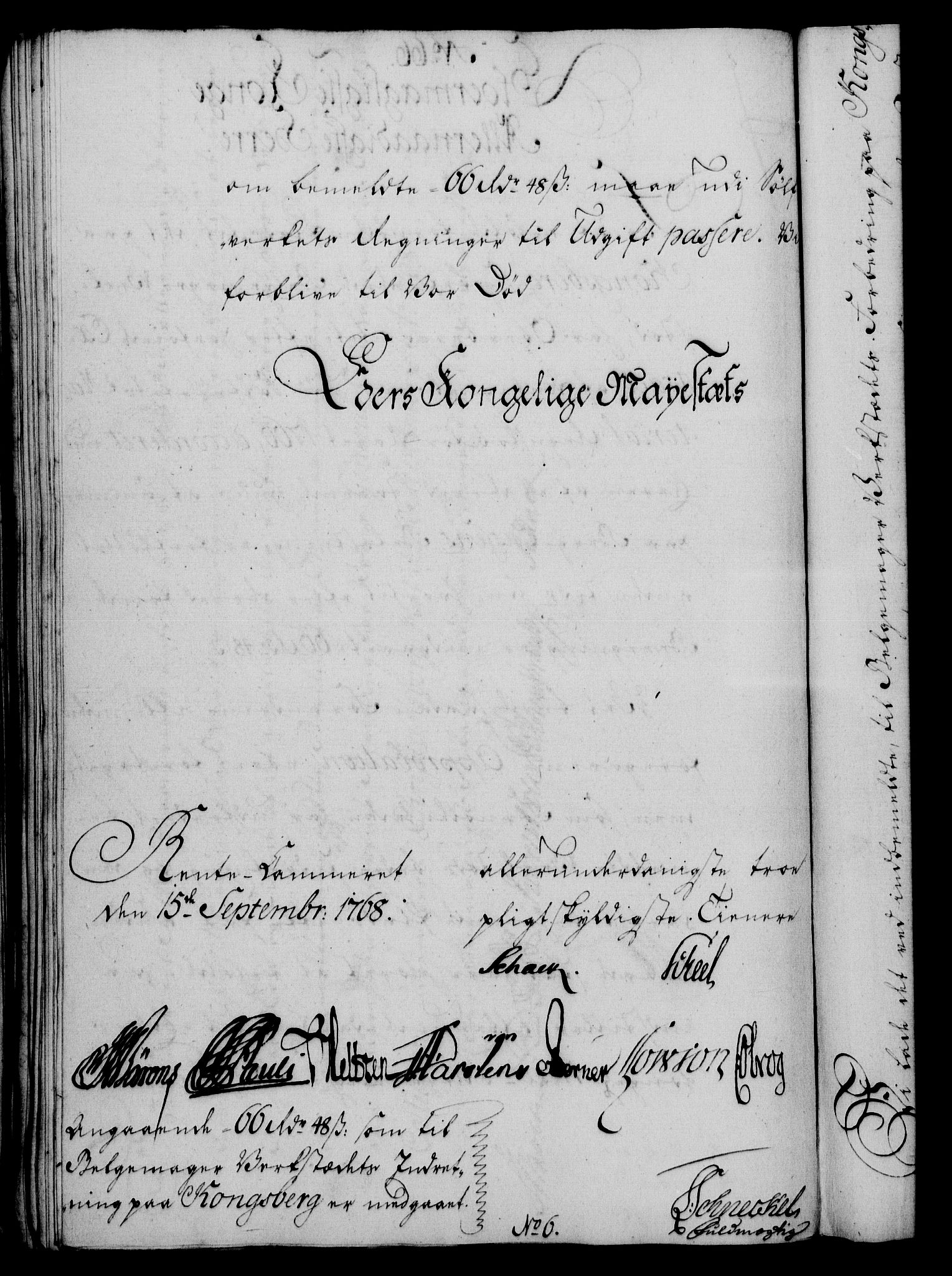 Rentekammeret, Kammerkanselliet, RA/EA-3111/G/Gf/Gfa/L0050: Norsk relasjons- og resolusjonsprotokoll (merket RK 52.50), 1768, p. 298