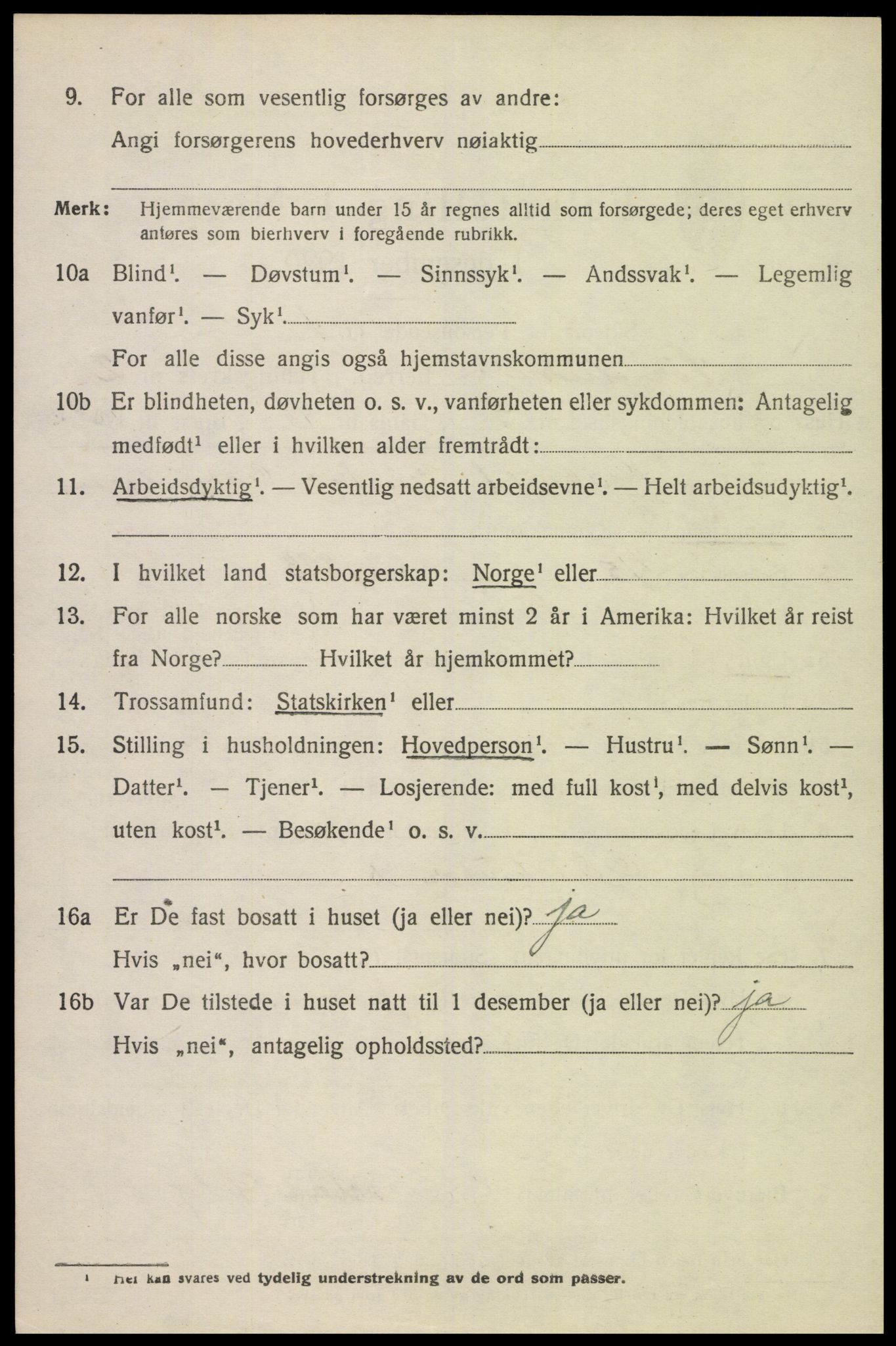 SAK, 1920 census for Sør-Audnedal, 1920, p. 1628