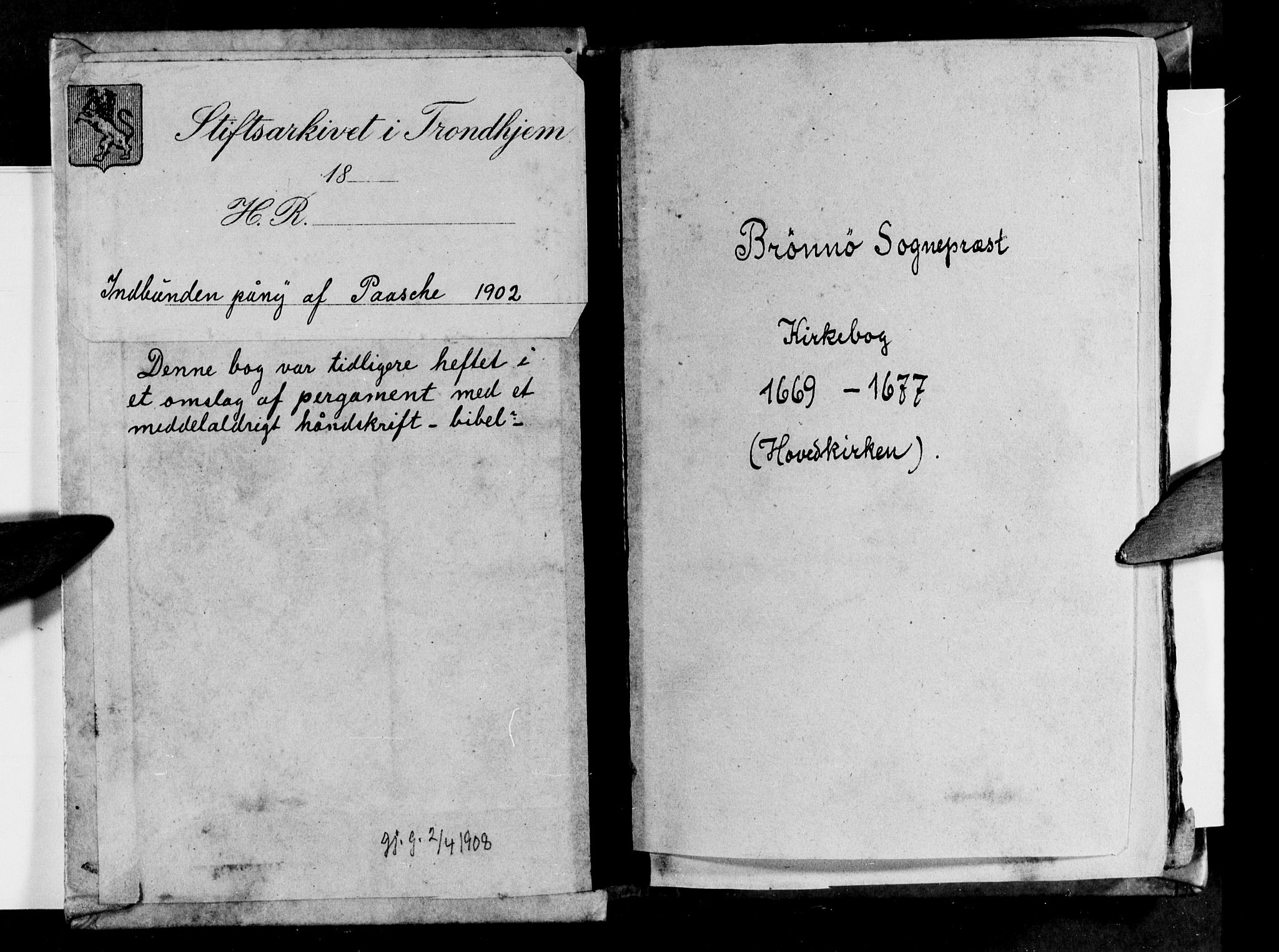Ministerialprotokoller, klokkerbøker og fødselsregistre - Nordland, SAT/A-1459/813/L0191: Parish register (official) no. 813A01, 1669-1677