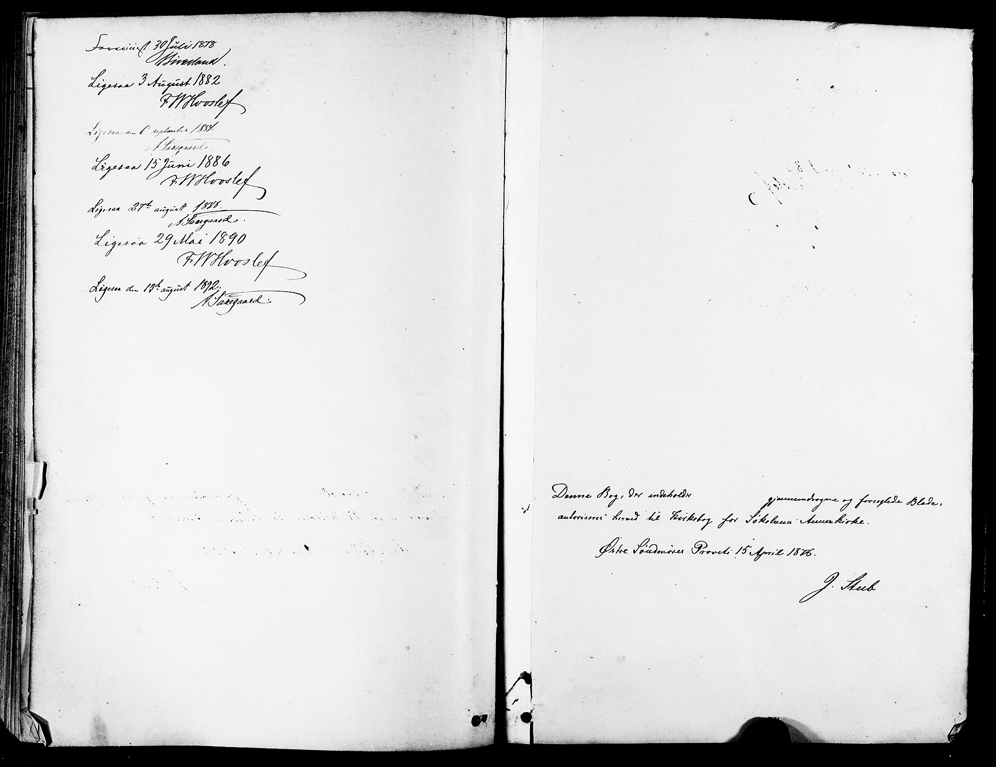 Ministerialprotokoller, klokkerbøker og fødselsregistre - Møre og Romsdal, AV/SAT-A-1454/523/L0334: Parish register (official) no. 523A01, 1878-1891