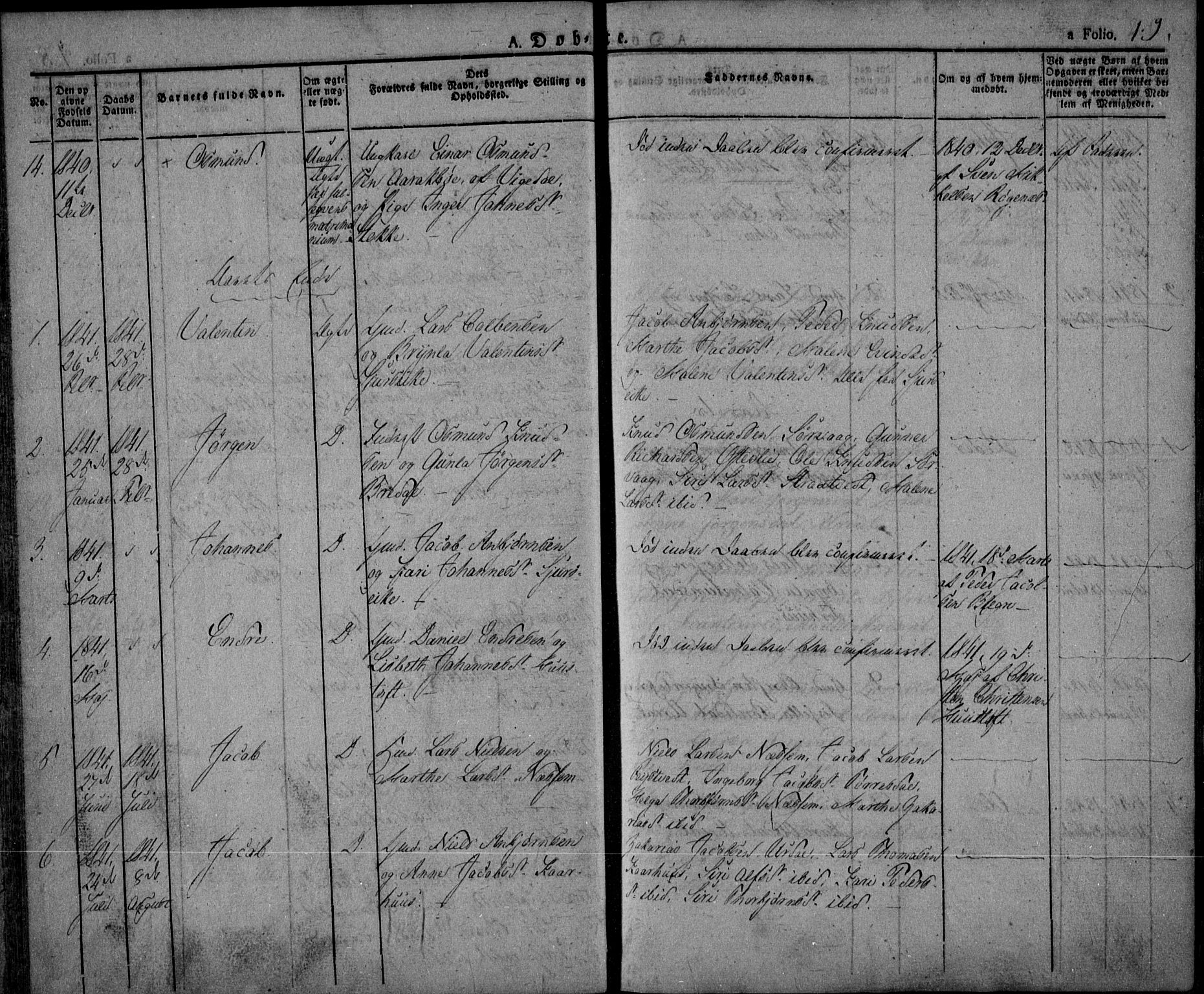 Skjold sokneprestkontor, AV/SAST-A-101847/H/Ha/Haa/L0005: Parish register (official) no. A 5, 1830-1856, p. 19