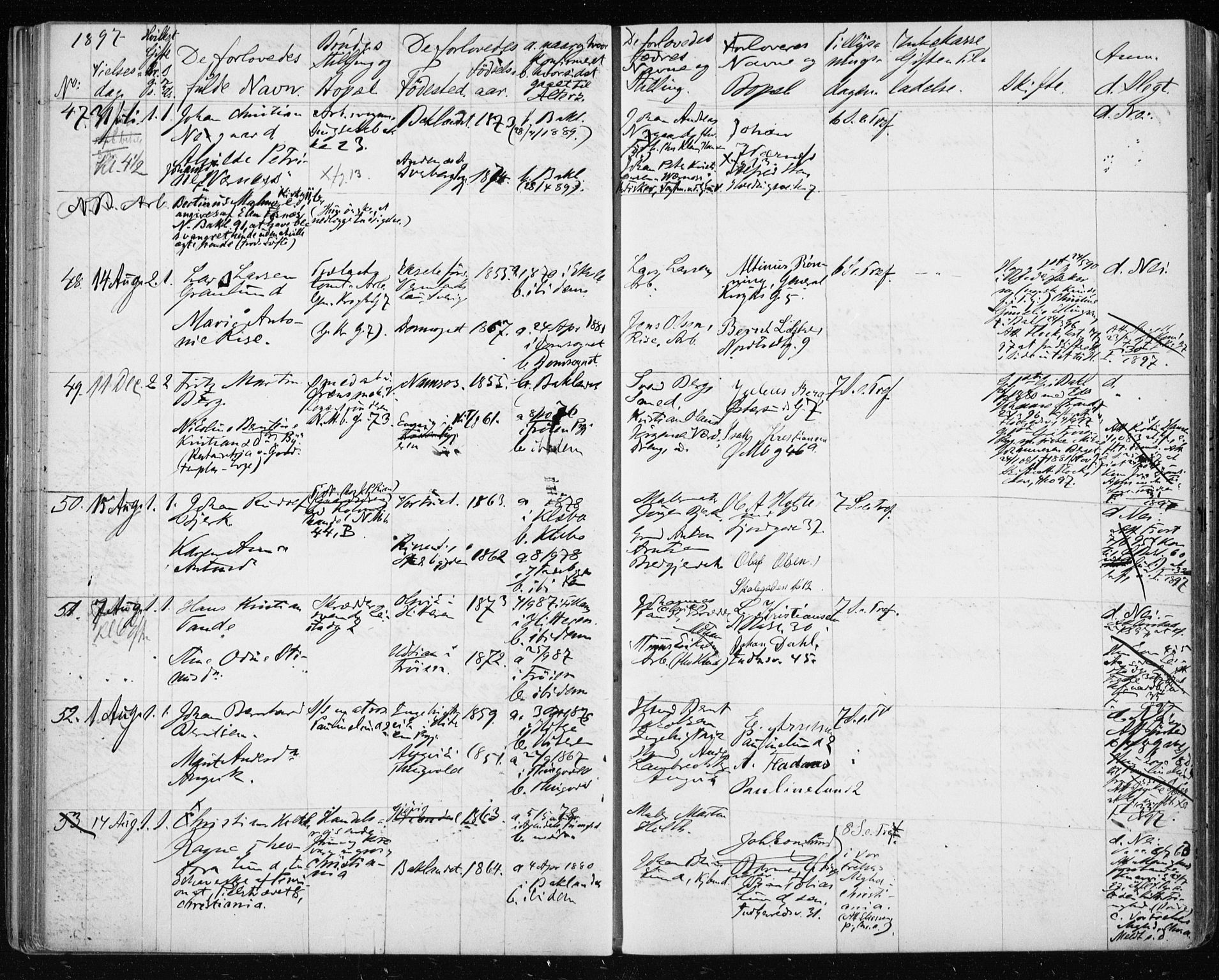 Ministerialprotokoller, klokkerbøker og fødselsregistre - Sør-Trøndelag, AV/SAT-A-1456/604/L0191: Parish register (official) no. 604A12, 1892-1900