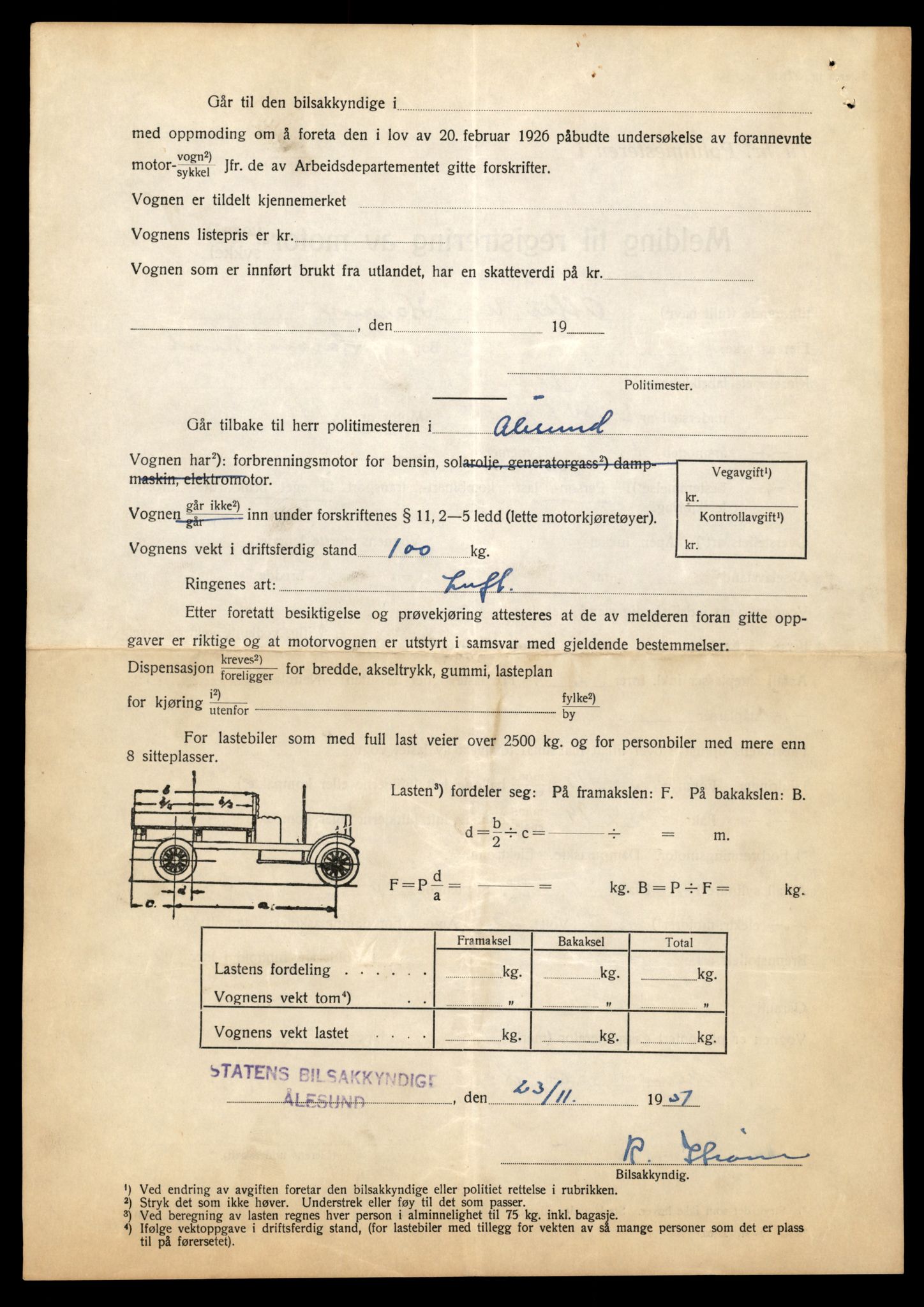 Møre og Romsdal vegkontor - Ålesund trafikkstasjon, SAT/A-4099/F/Fe/L0031: Registreringskort for kjøretøy T 11800 - T 11996, 1927-1998, p. 744