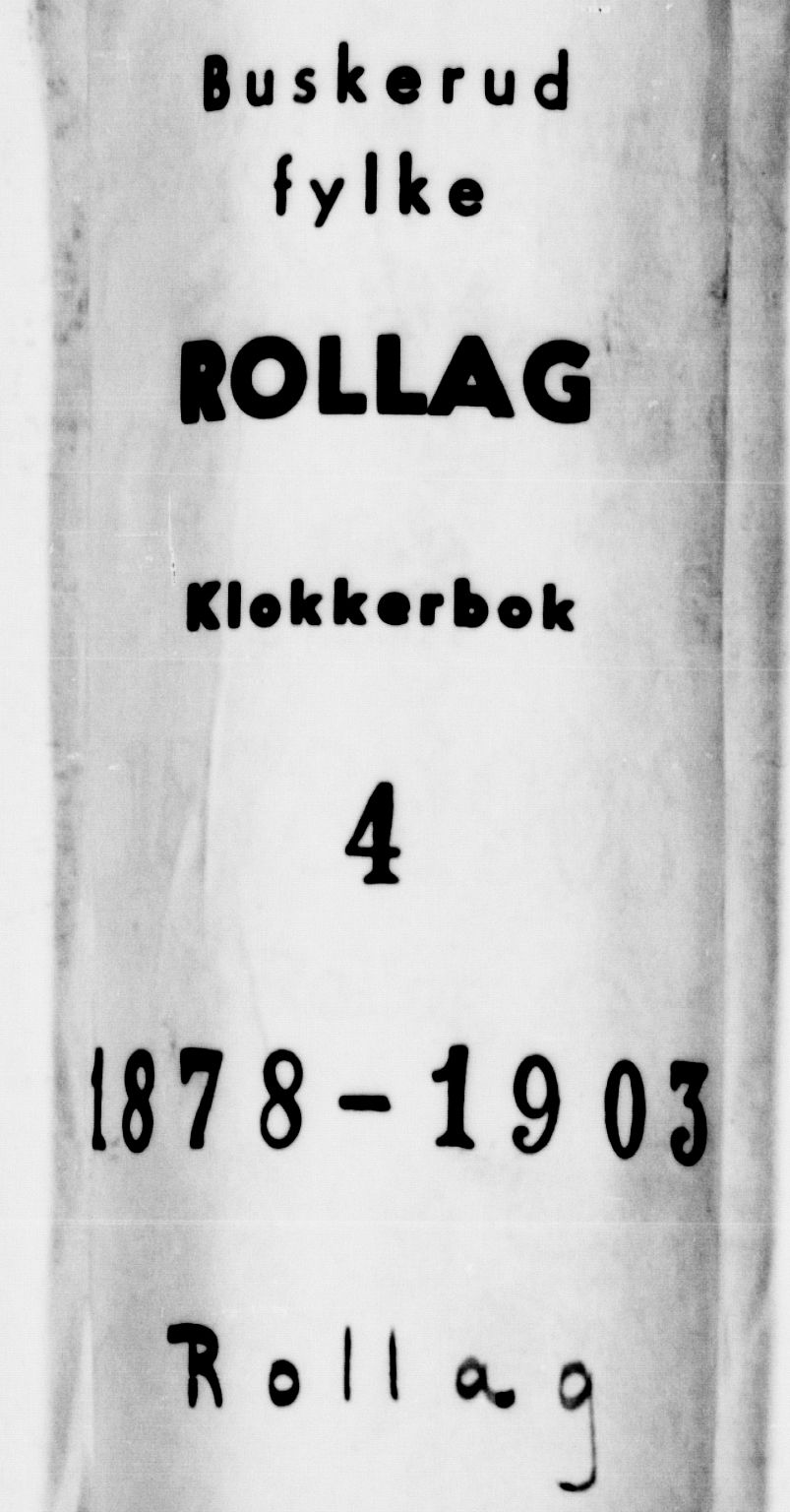 Rollag kirkebøker, AV/SAKO-A-240/G/Ga/L0004: Parish register (copy) no. I 4, 1878-1903