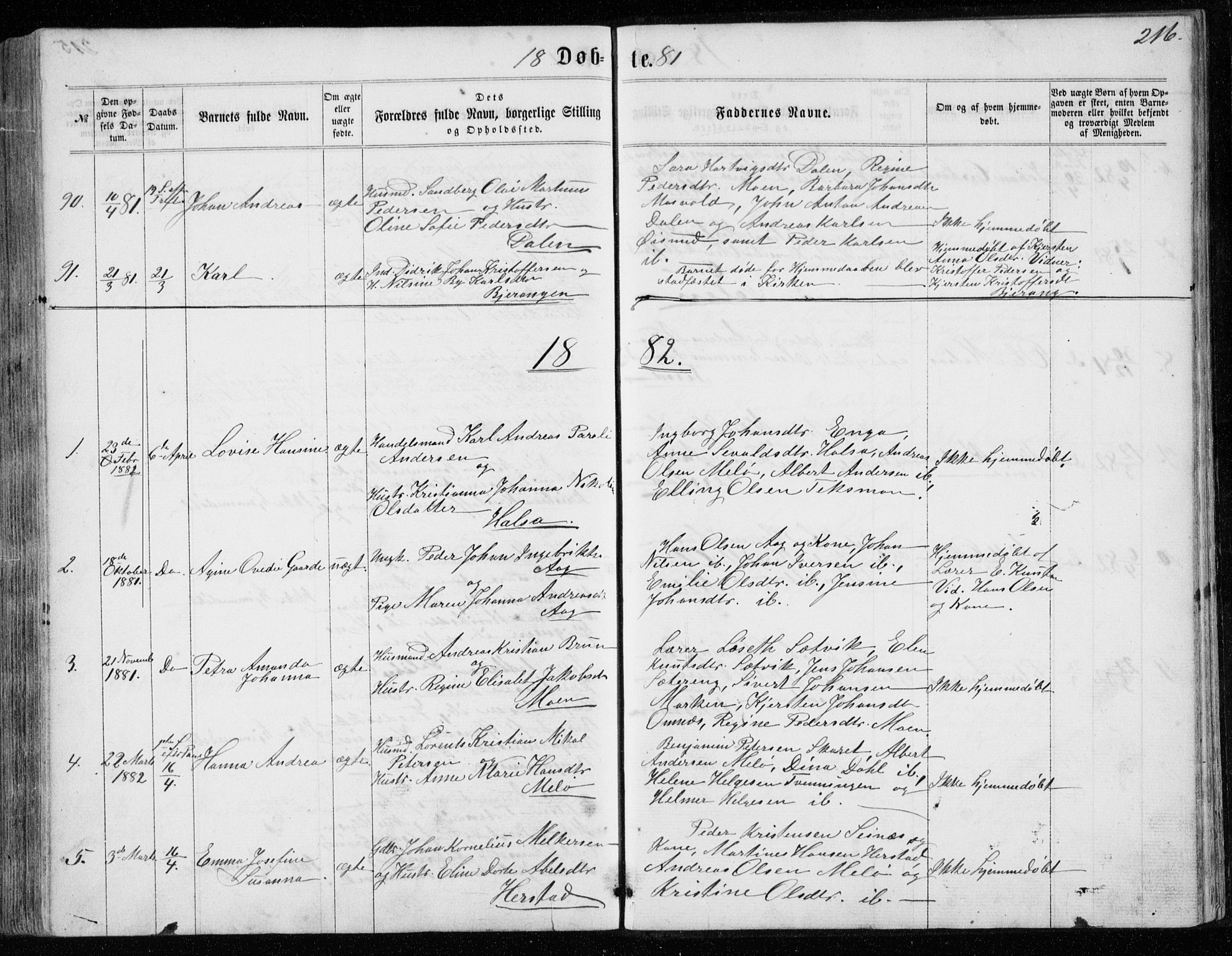 Ministerialprotokoller, klokkerbøker og fødselsregistre - Nordland, SAT/A-1459/843/L0634: Parish register (copy) no. 843C03, 1860-1884, p. 216