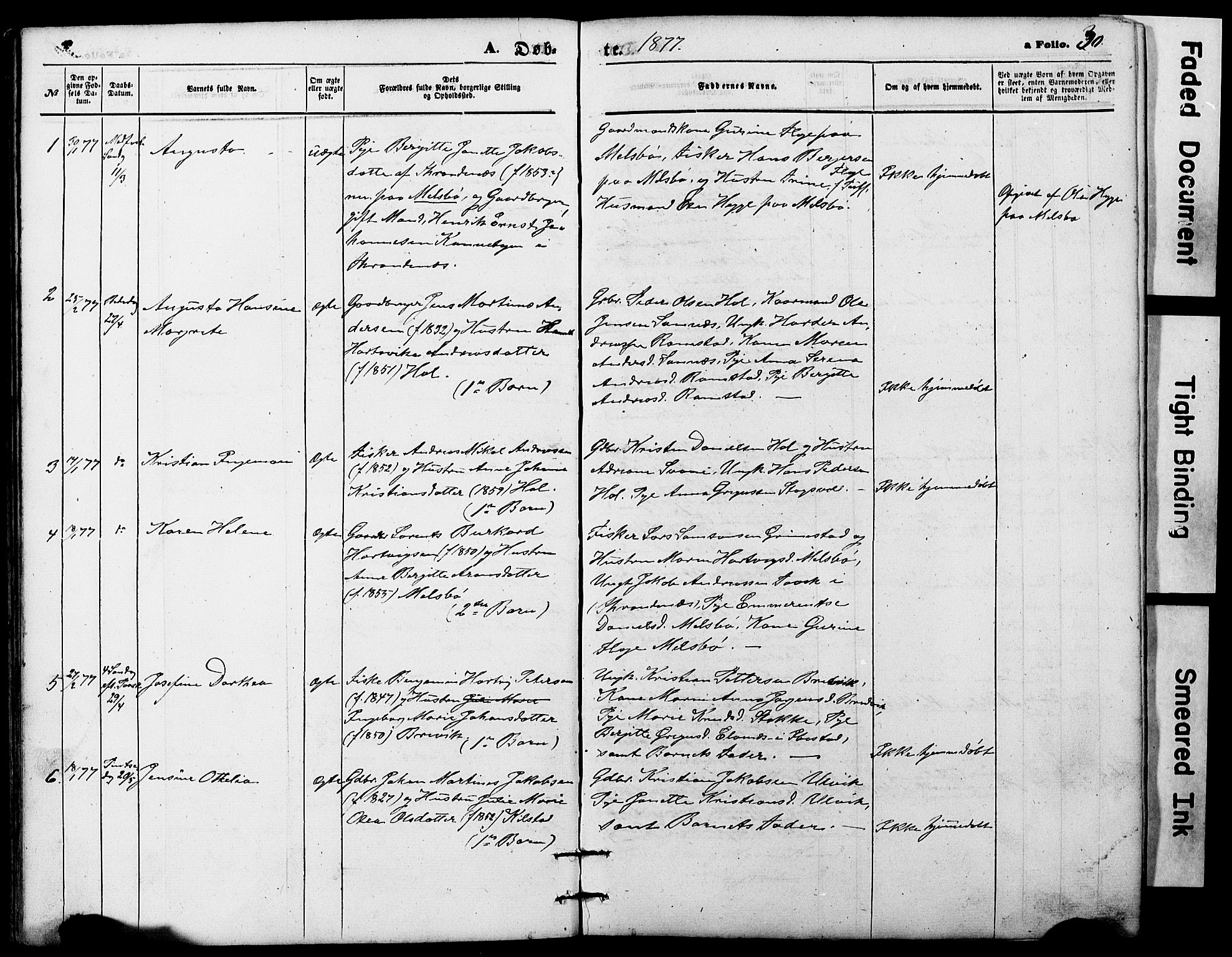 Ministerialprotokoller, klokkerbøker og fødselsregistre - Nordland, AV/SAT-A-1459/865/L0930: Parish register (copy) no. 865C02, 1866-1884, p. 30