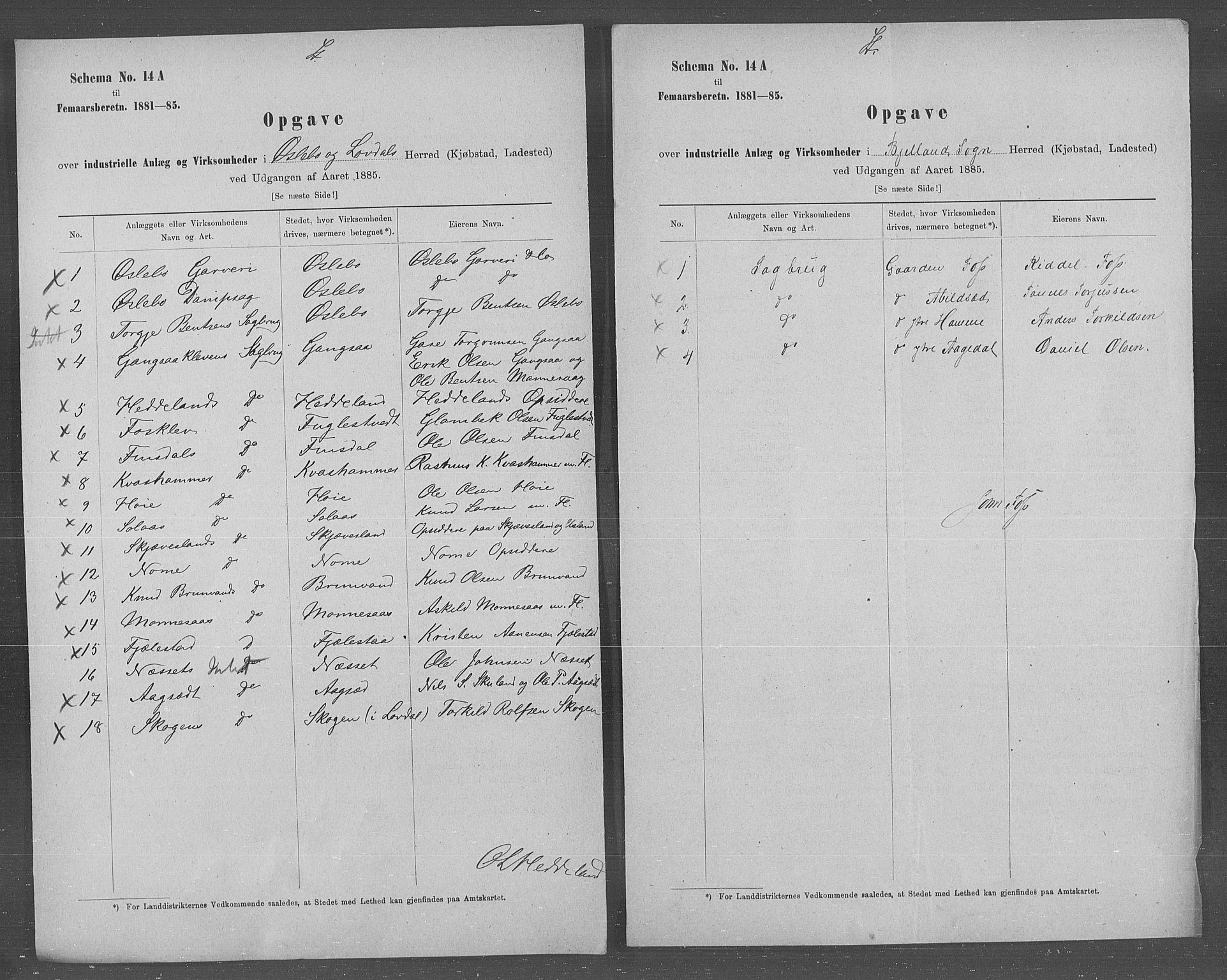 Statistisk sentralbyrå, Næringsøkonomiske emner, Generelt - Amtmennenes femårsberetninger, AV/RA-S-2233/F/Fa/L0063: --, 1885, p. 22