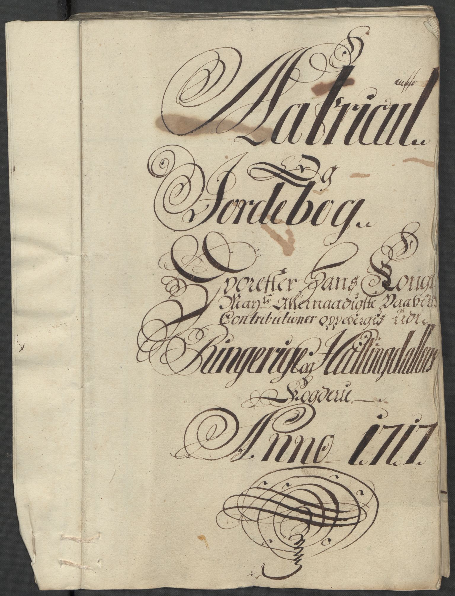 Rentekammeret inntil 1814, Reviderte regnskaper, Fogderegnskap, RA/EA-4092/R23/L1475: Fogderegnskap Ringerike og Hallingdal, 1717, p. 17