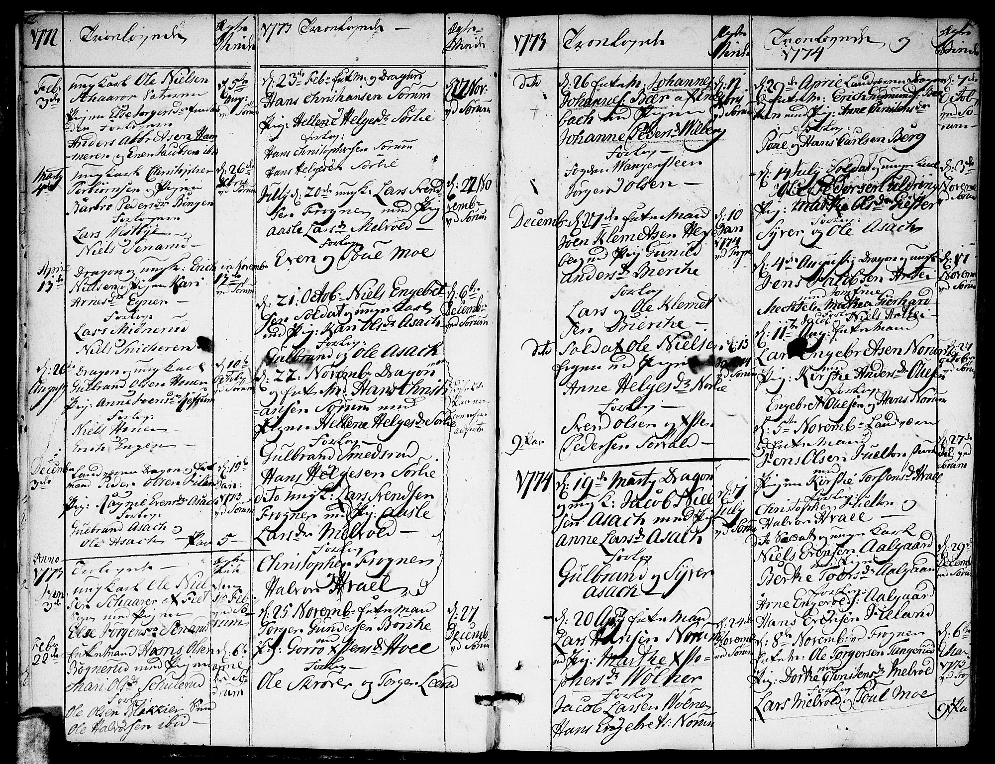 Sørum prestekontor Kirkebøker, SAO/A-10303/F/Fa/L0002: Parish register (official) no. I 2, 1759-1814, p. 12-13