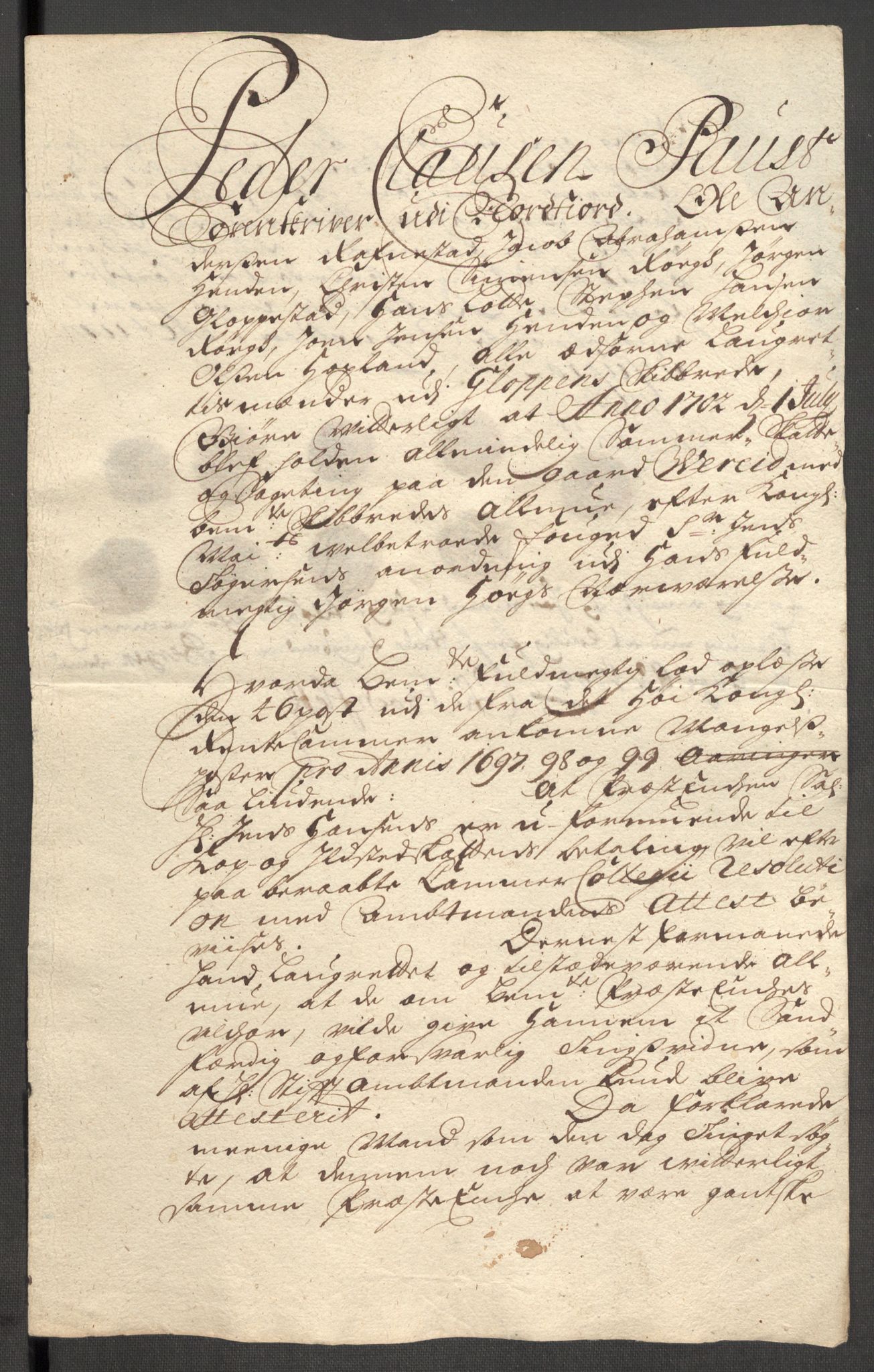 Rentekammeret inntil 1814, Reviderte regnskaper, Fogderegnskap, AV/RA-EA-4092/R53/L3424: Fogderegnskap Sunn- og Nordfjord, 1699, p. 538