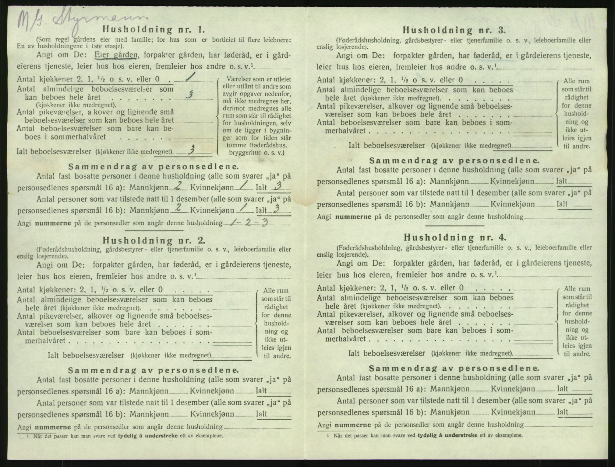 SAKO, 1920 census for Brunlanes, 1920, p. 1256