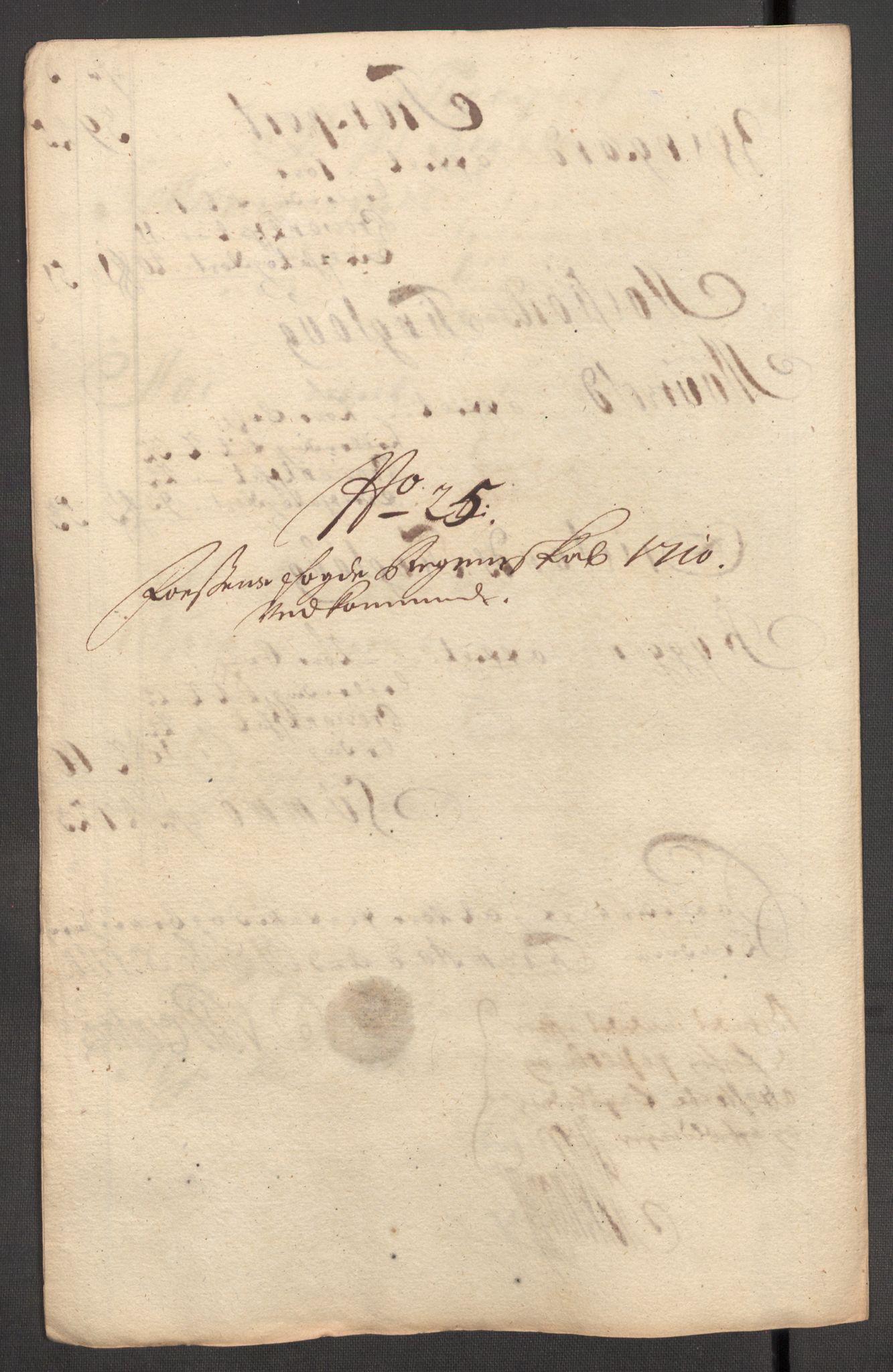 Rentekammeret inntil 1814, Reviderte regnskaper, Fogderegnskap, RA/EA-4092/R57/L3859: Fogderegnskap Fosen, 1710, p. 156