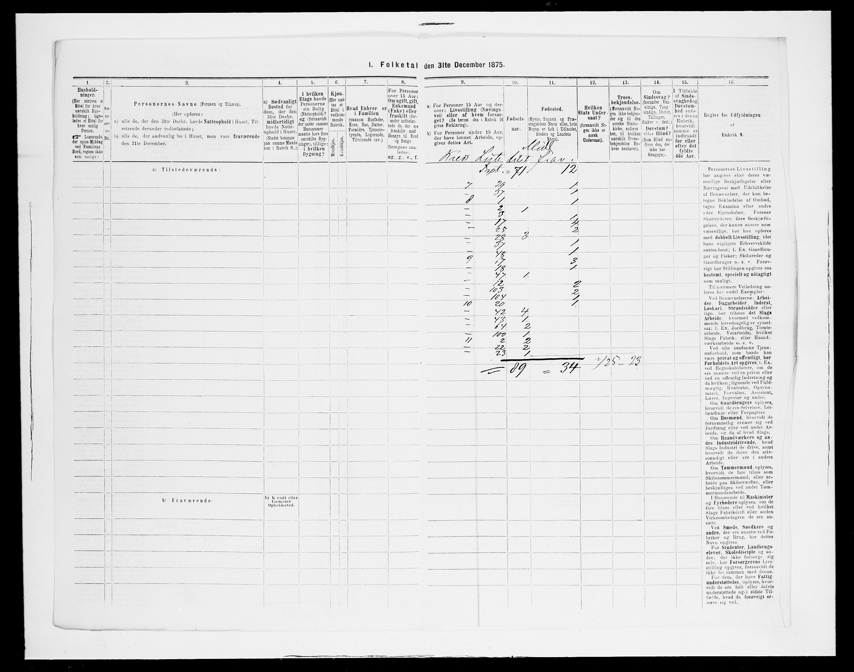 SAH, 1875 census for 0421L Vinger/Vinger og Austmarka, 1875, p. 18