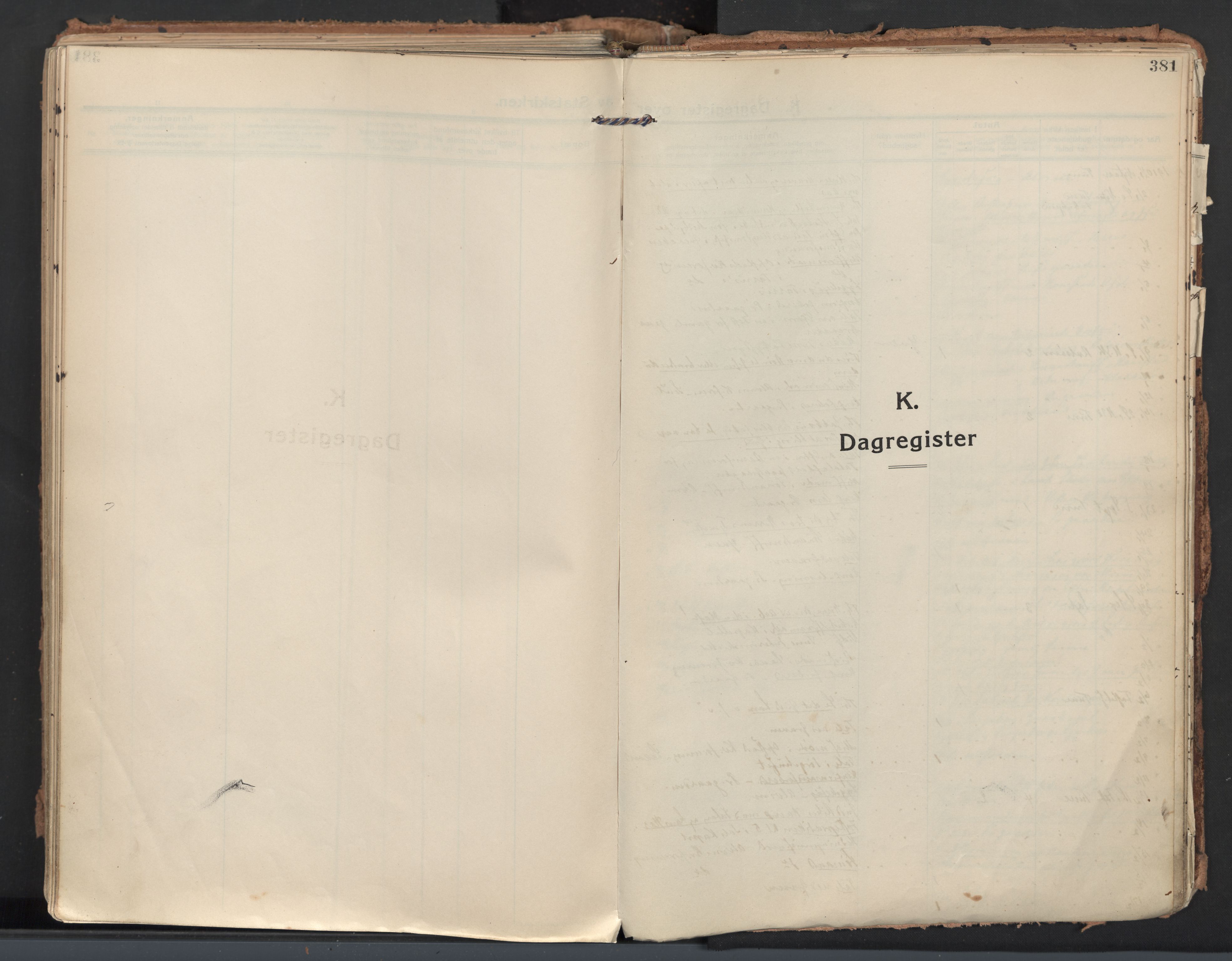Tune prestekontor Kirkebøker, SAO/A-2007/F/Fa: Parish register (official) no. 21, 1910-1916, p. 381