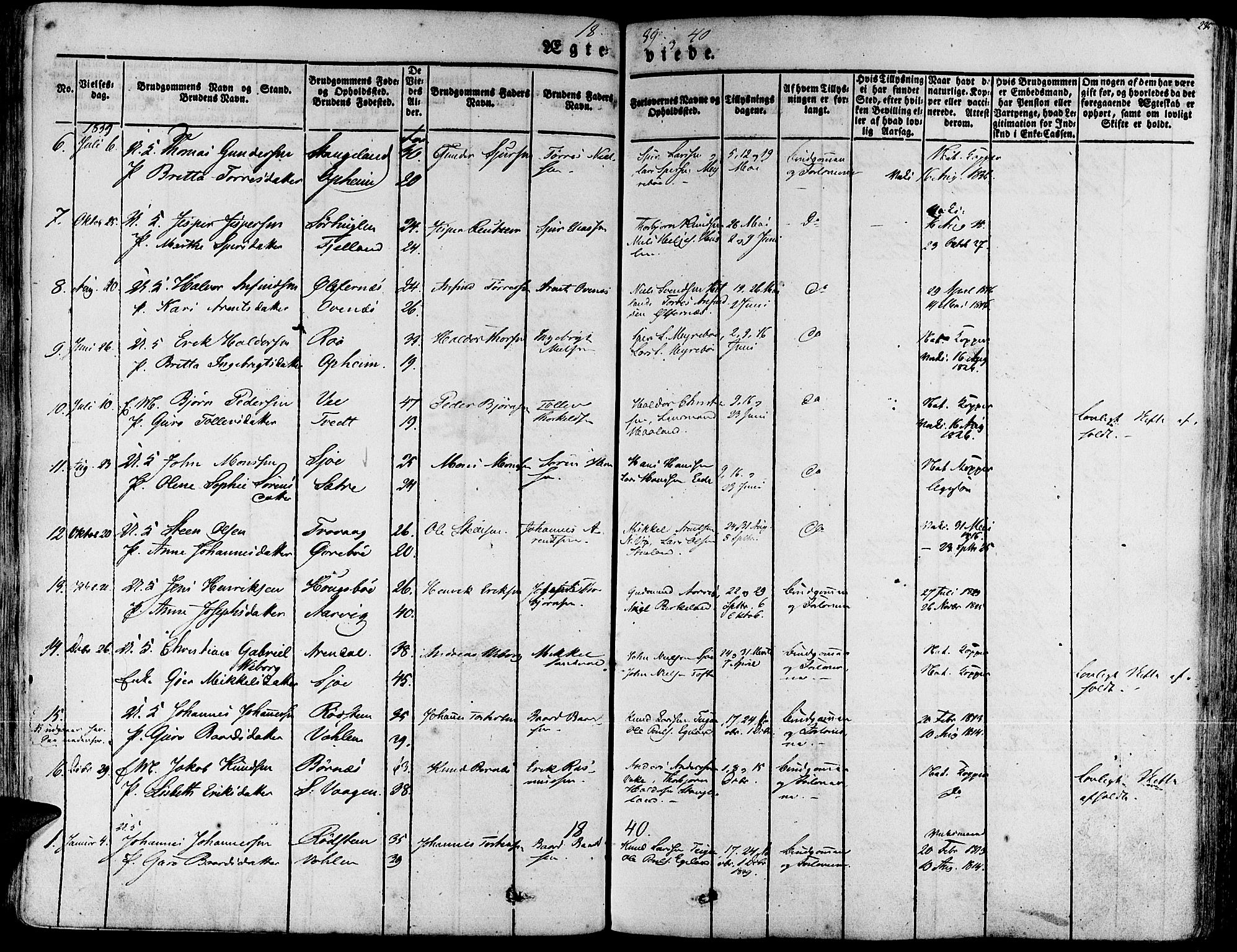 Fjelberg sokneprestembete, AV/SAB-A-75201/H/Haa: Parish register (official) no. A 6, 1835-1851, p. 235