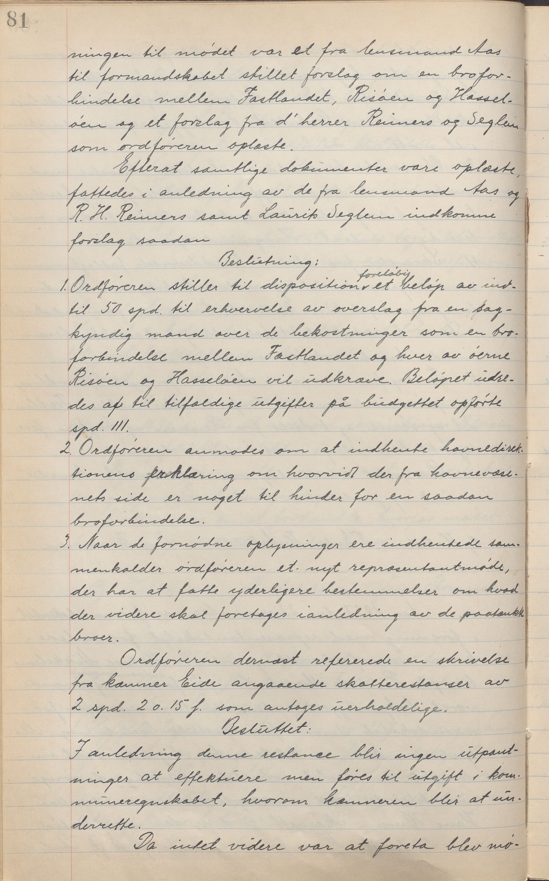 Haugesund kommune - Formannskapet, IKAR/X-0001/A/L0002: Transkribert møtebok, 1855-1874, p. 81