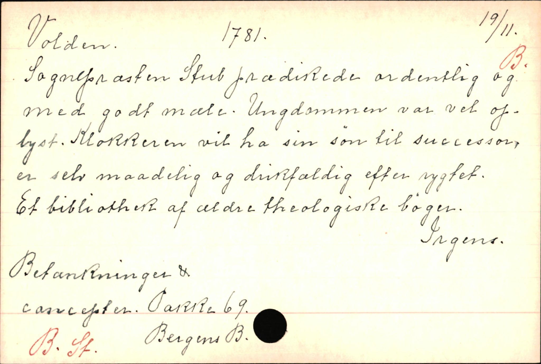 Haugen, Johannes - lærer, AV/SAB-SAB/PA-0036/01/L0001: Om klokkere og lærere, 1521-1904, p. 10690