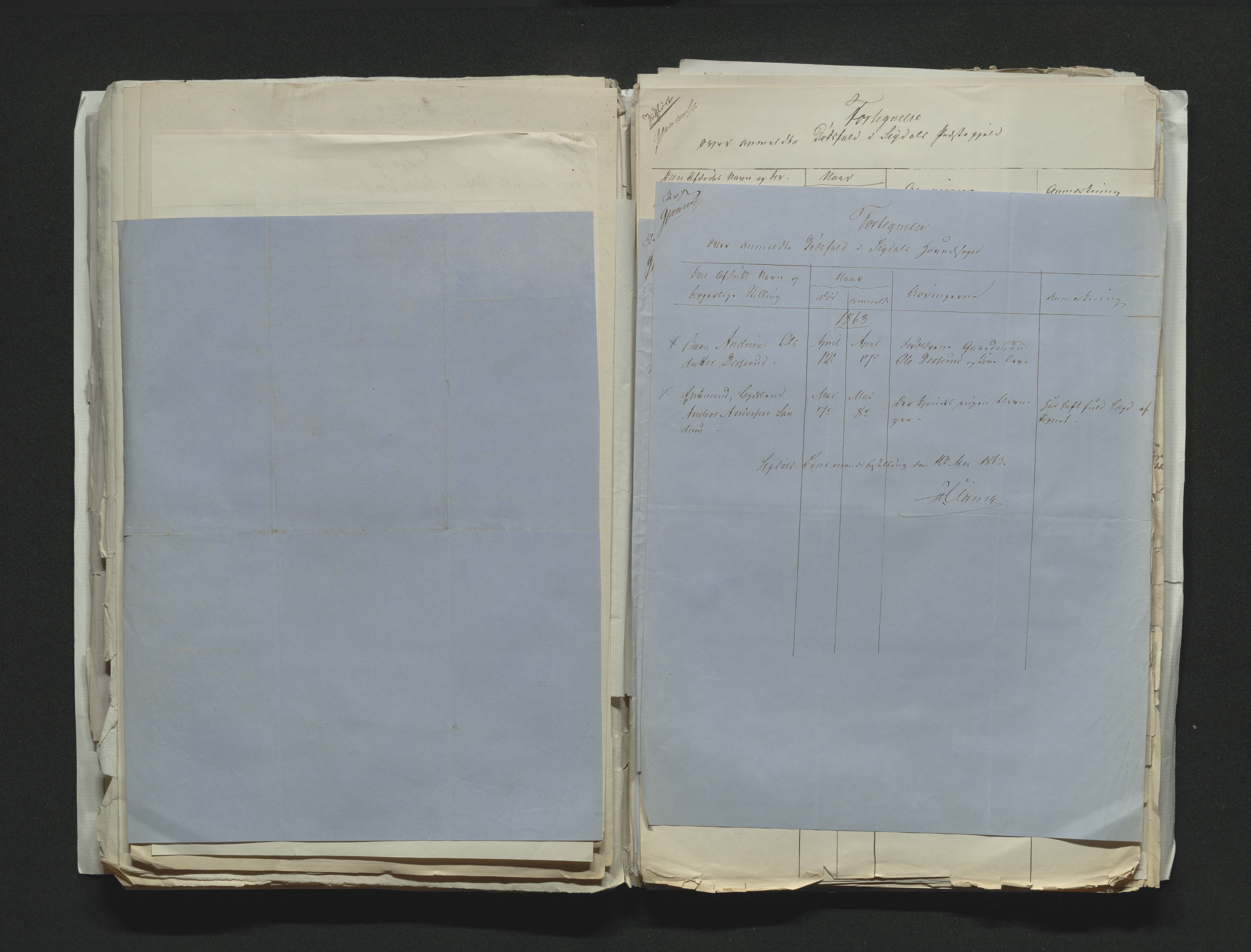 Eiker, Modum og Sigdal sorenskriveri, AV/SAKO-A-123/H/Ha/Hab/L0011: Dødsfallsmeldinger, 1862-1865, p. 272