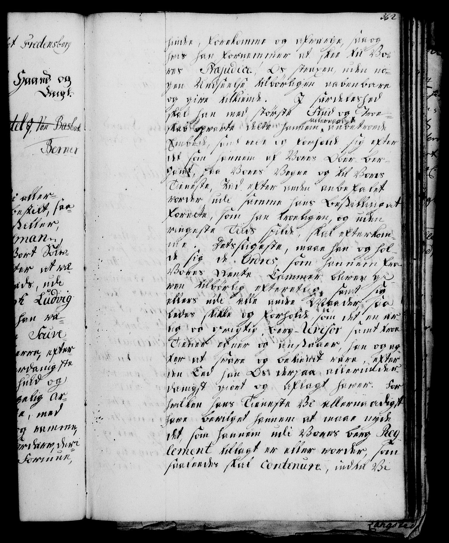 Rentekammeret, Kammerkanselliet, RA/EA-3111/G/Gg/Gge/L0003: Norsk bestallingsprotokoll med register (merket RK 53.27), 1745-1761, p. 362