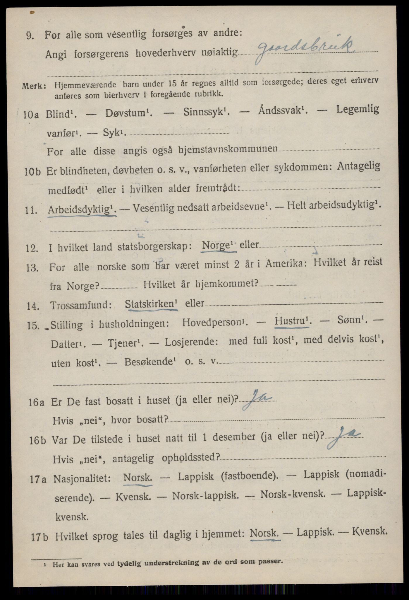 SAT, 1920 census for Rissa, 1920, p. 6980