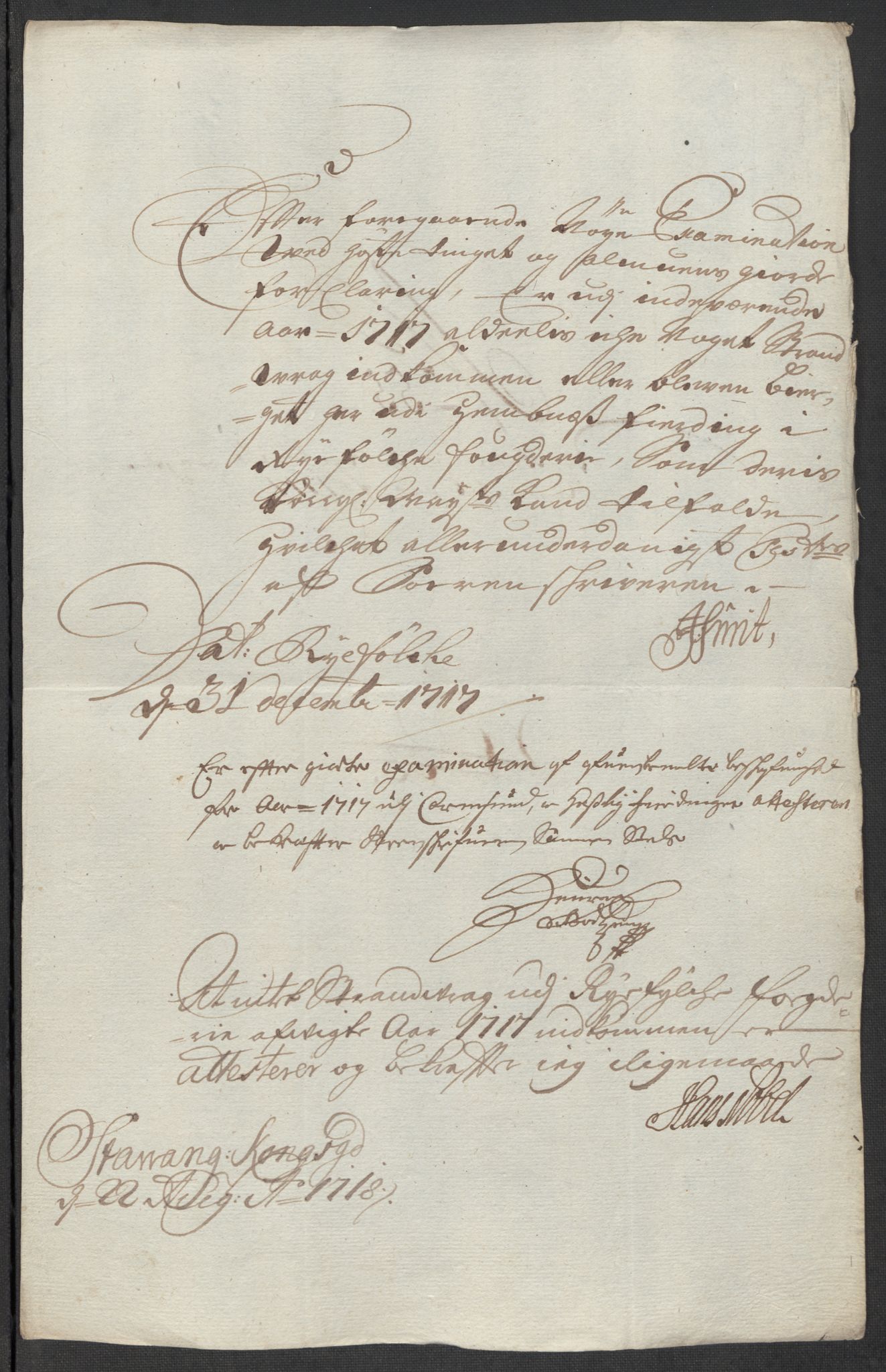 Rentekammeret inntil 1814, Reviderte regnskaper, Fogderegnskap, AV/RA-EA-4092/R47/L2870: Fogderegnskap Ryfylke, 1717, p. 286