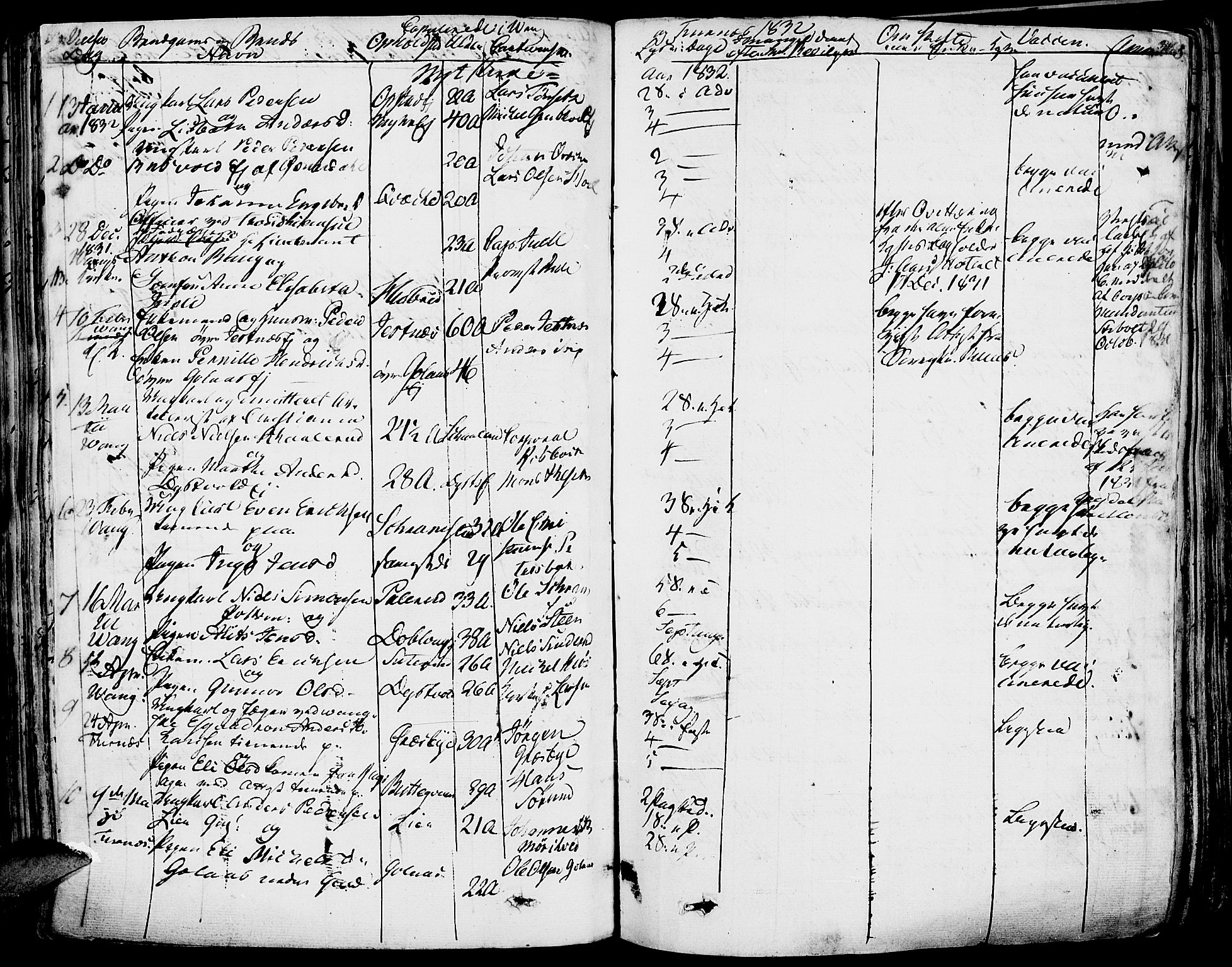 Vang prestekontor, Hedmark, SAH/PREST-008/H/Ha/Haa/L0009: Parish register (official) no. 9, 1826-1841, p. 363