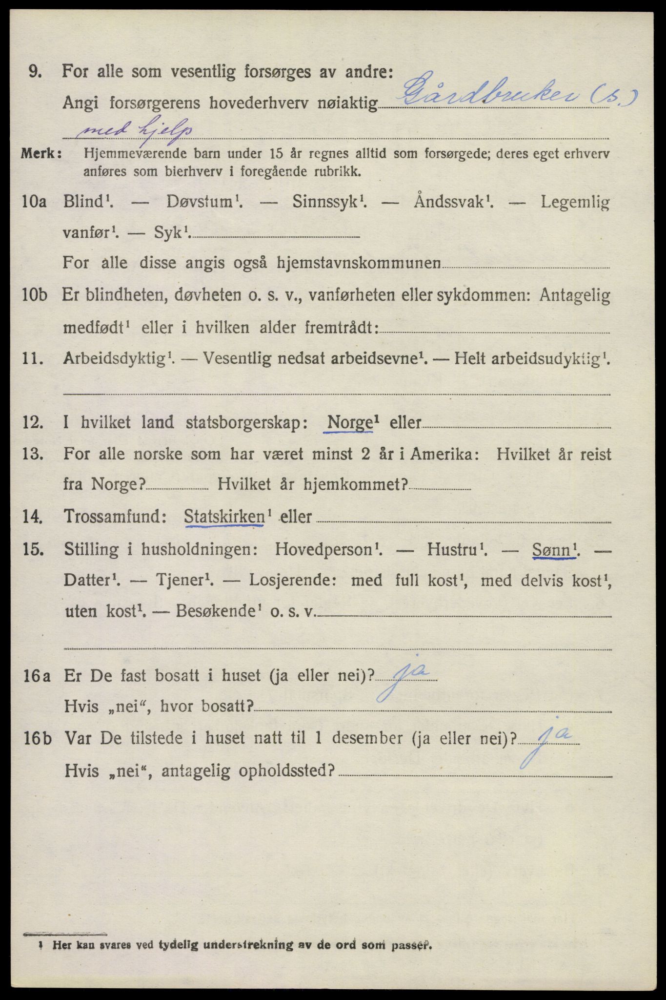SAKO, 1920 census for Lardal, 1920, p. 2062