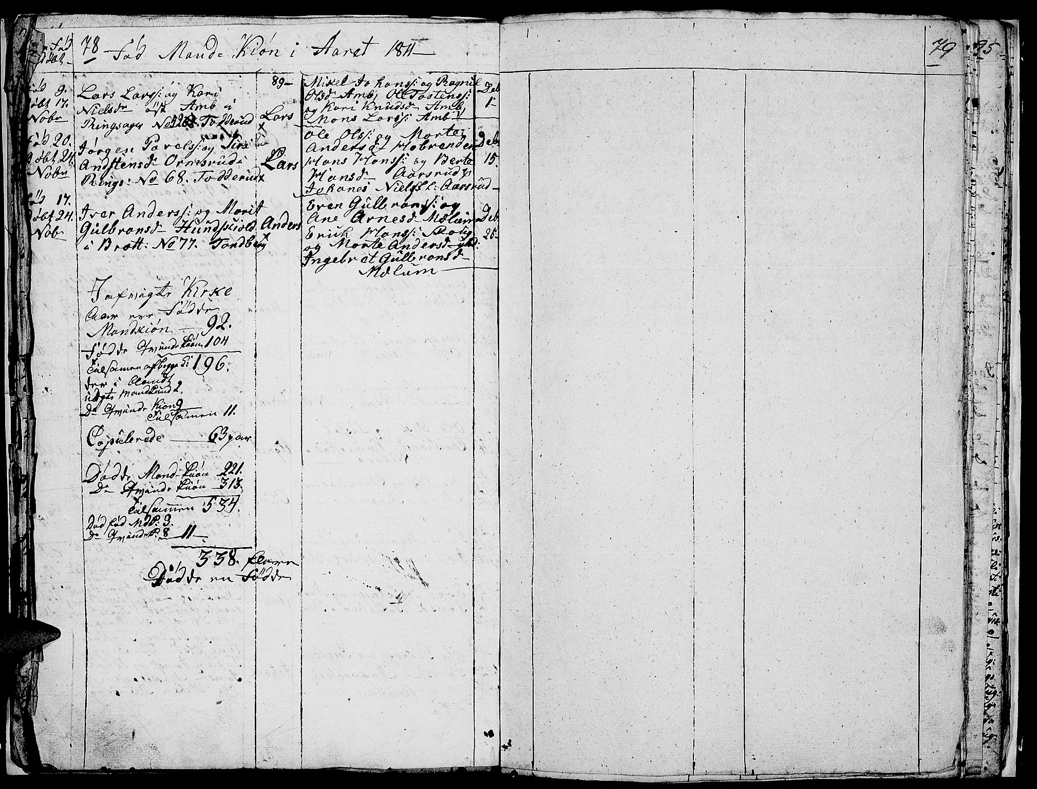 Ringsaker prestekontor, AV/SAH-PREST-014/I/Ia/L0005/0008: Parish register draft no. 5.8, 1807-1811, p. 78-79