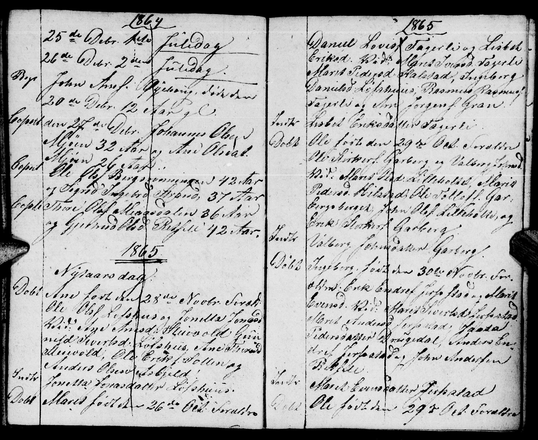 Meldal sokneprestkontor, AV/SAT-A-1123/1/I/I1/I1f/L0008: Parish register draft no. 672I1F, 1827-1866