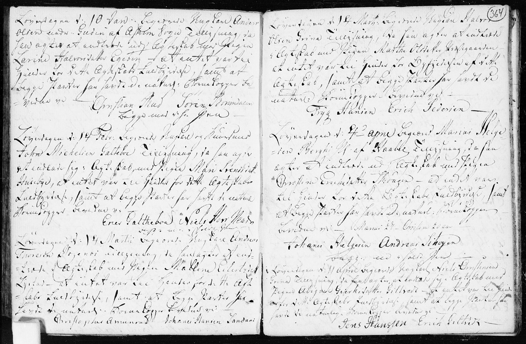 Spydeberg prestekontor Kirkebøker, AV/SAO-A-10924/F/Fa/L0003: Parish register (official) no. I 3, 1778-1814, p. 364