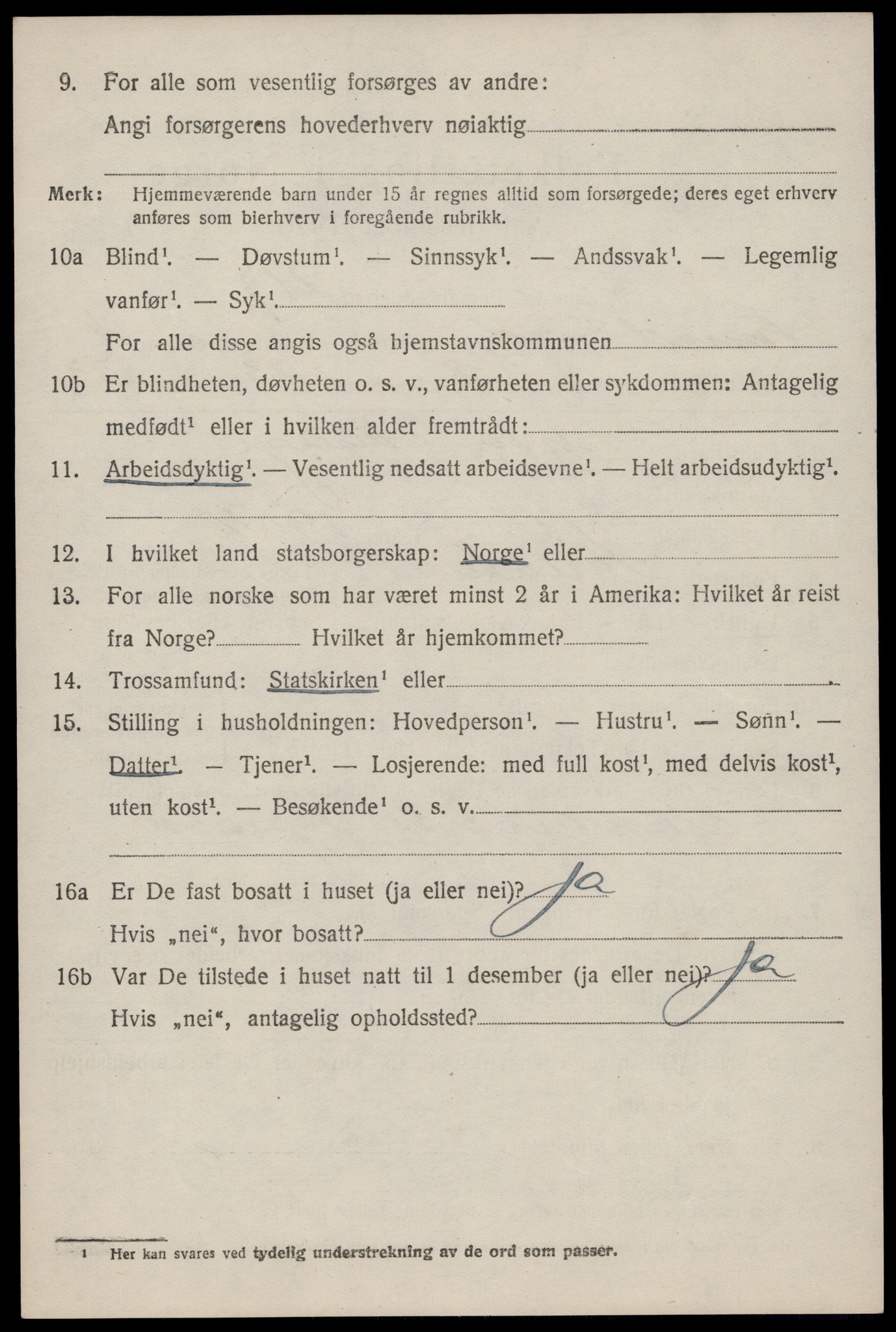 SAST, 1920 census for Lund, 1920, p. 2555