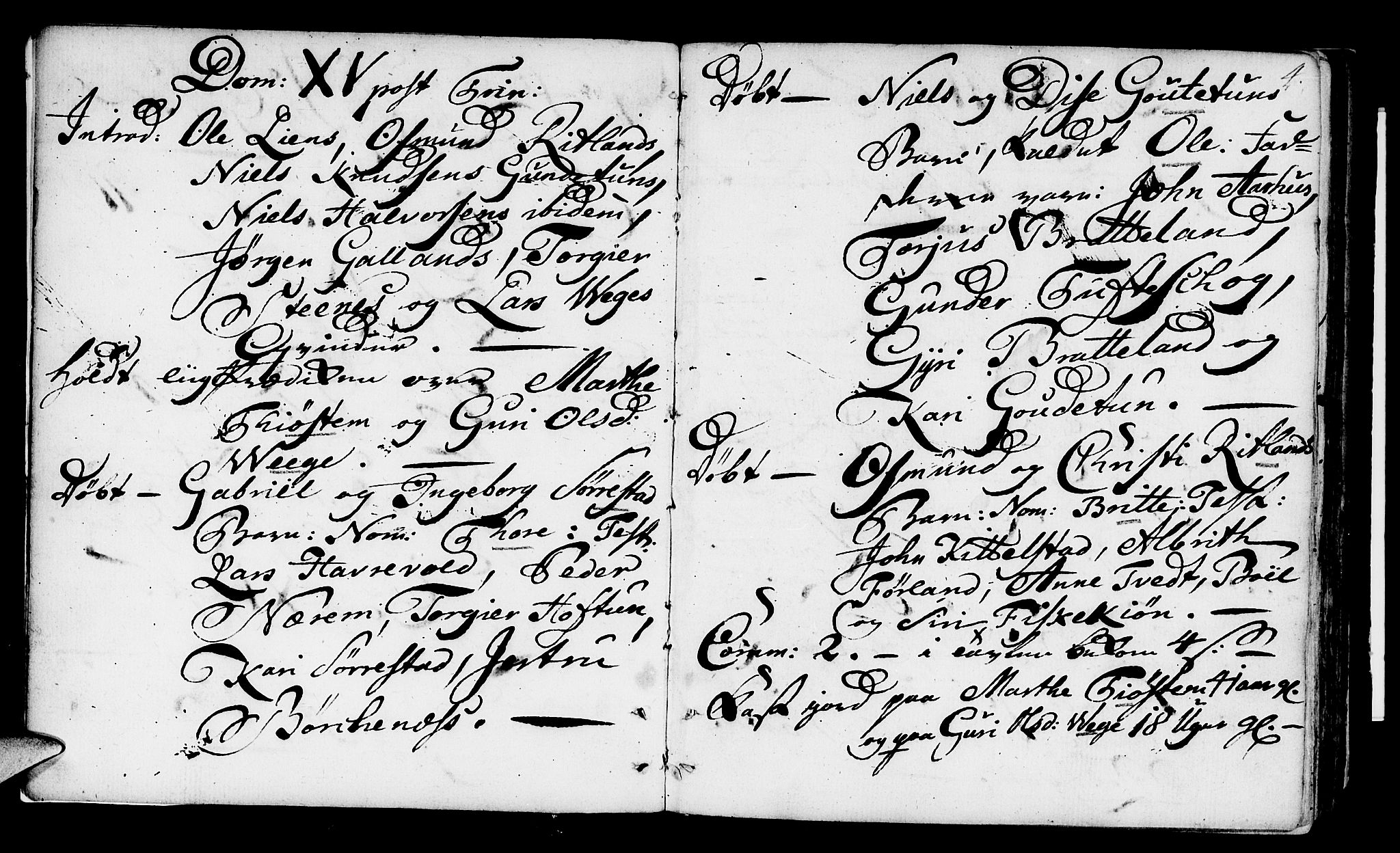 Suldal sokneprestkontor, SAST/A-101845/01/IV/L0003: Parish register (official) no. A 3, 1780-1800, p. 4