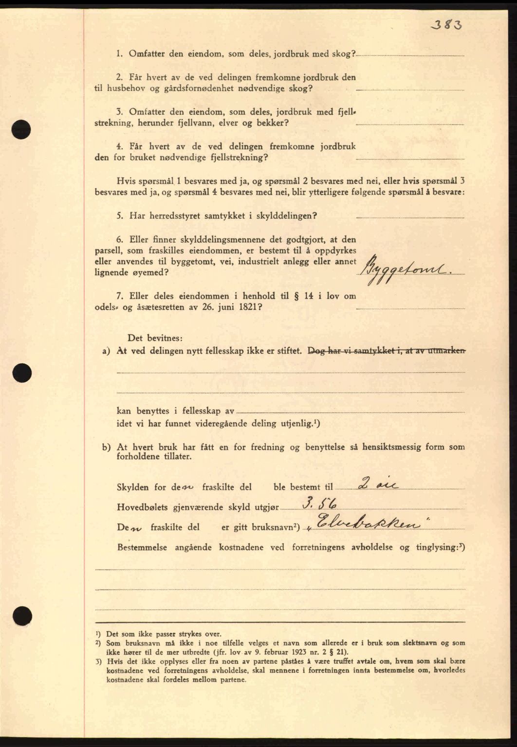 Nordmøre sorenskriveri, AV/SAT-A-4132/1/2/2Ca: Mortgage book no. A93, 1942-1942, Diary no: : 2050/1942