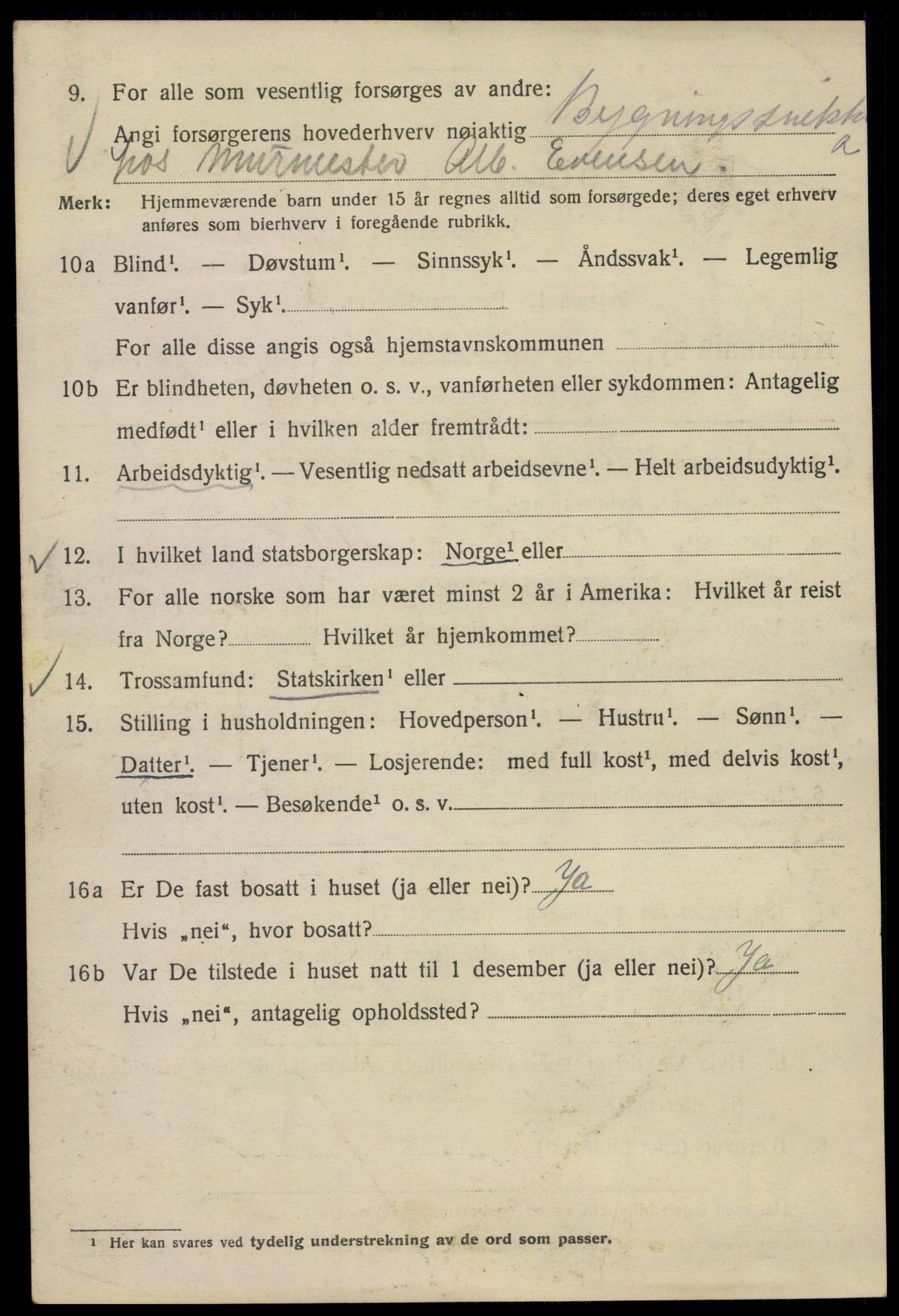 SAO, 1920 census for Kristiania, 1920, p. 358738