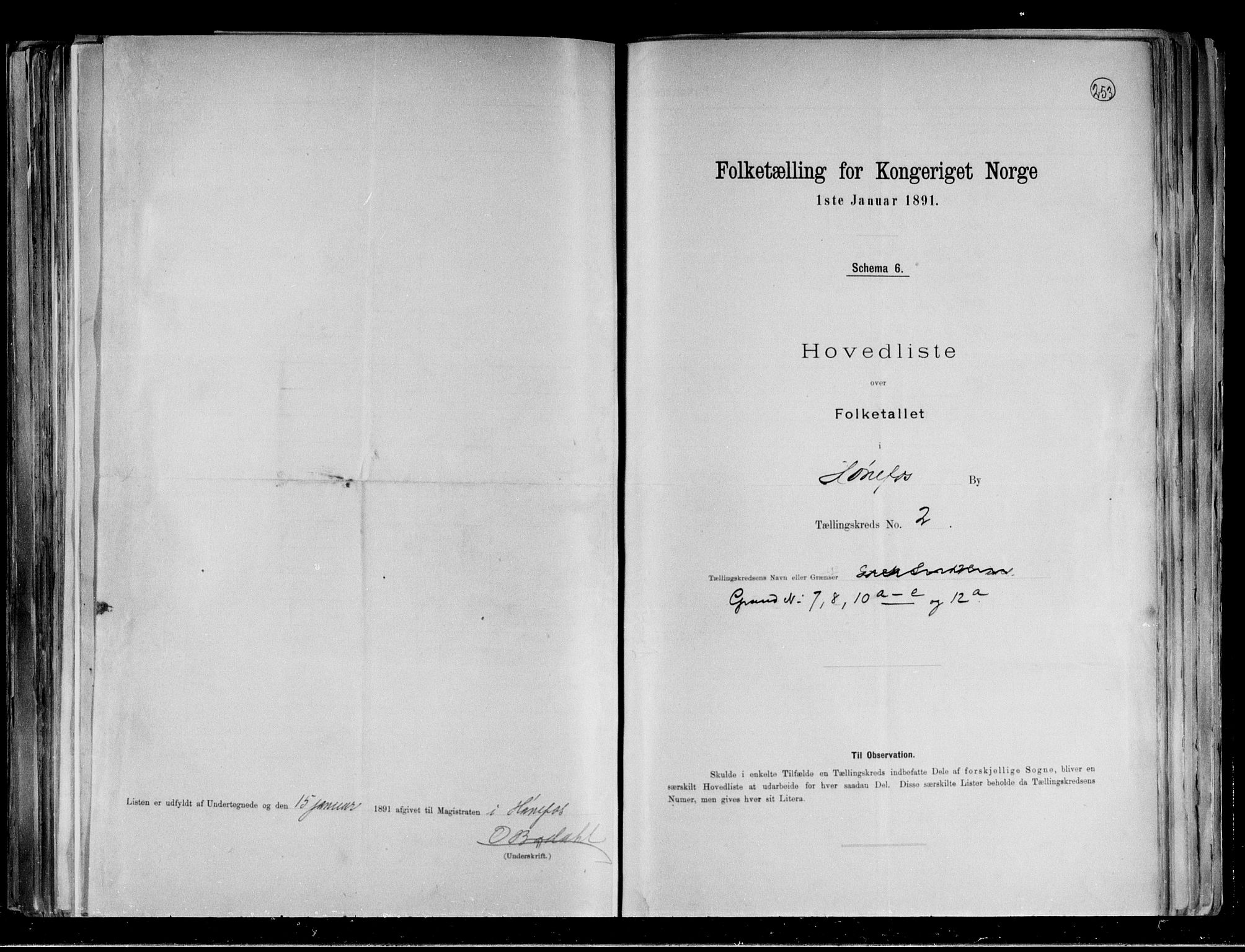 RA, 1891 census for 0601 Hønefoss, 1891, p. 30